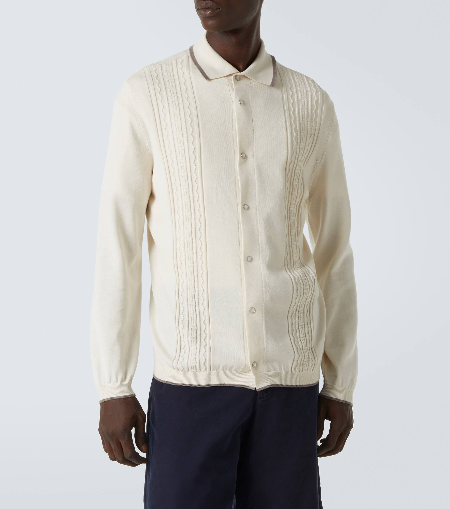 Cotton polo sweater - 3