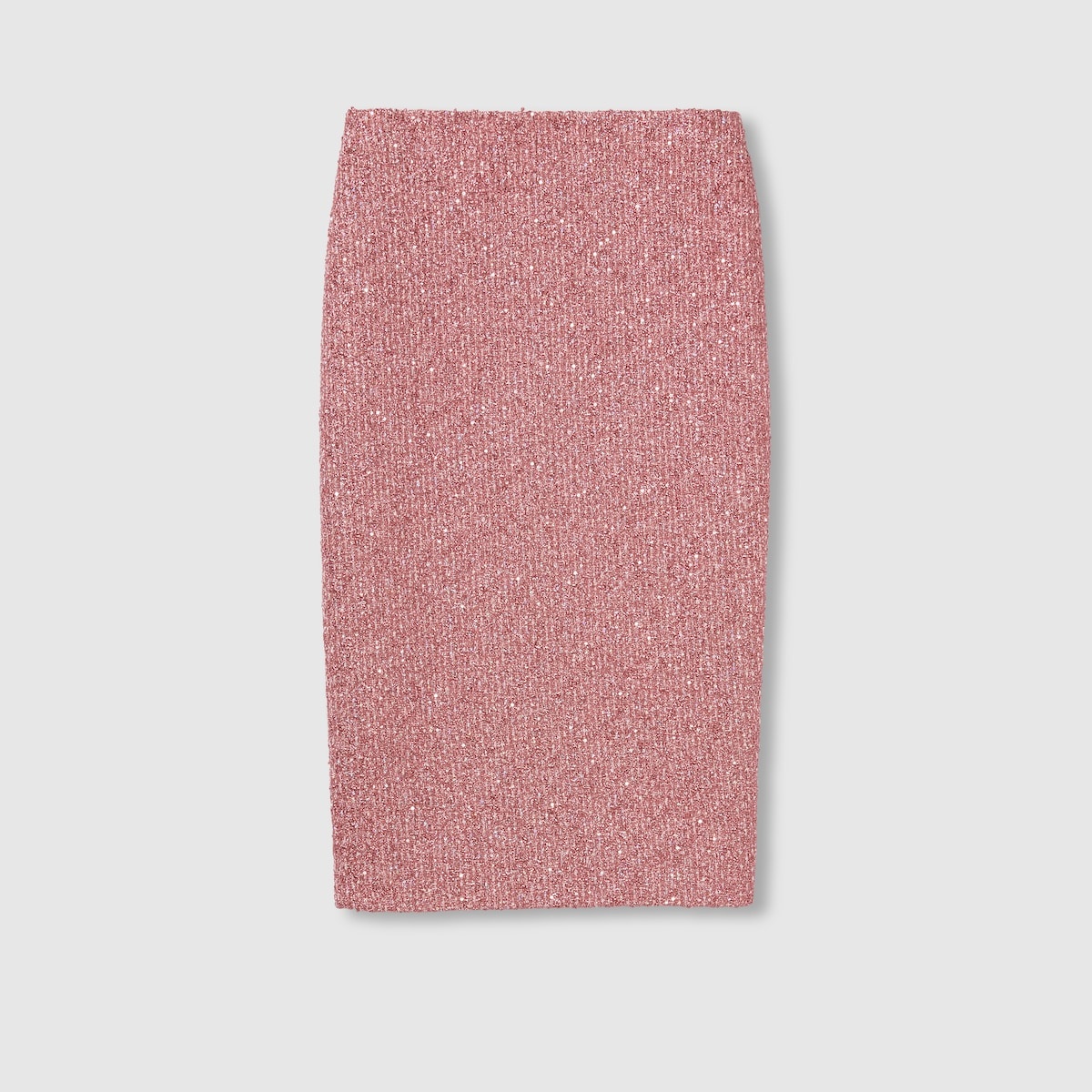 Sequined lamé tweed skirt - 1