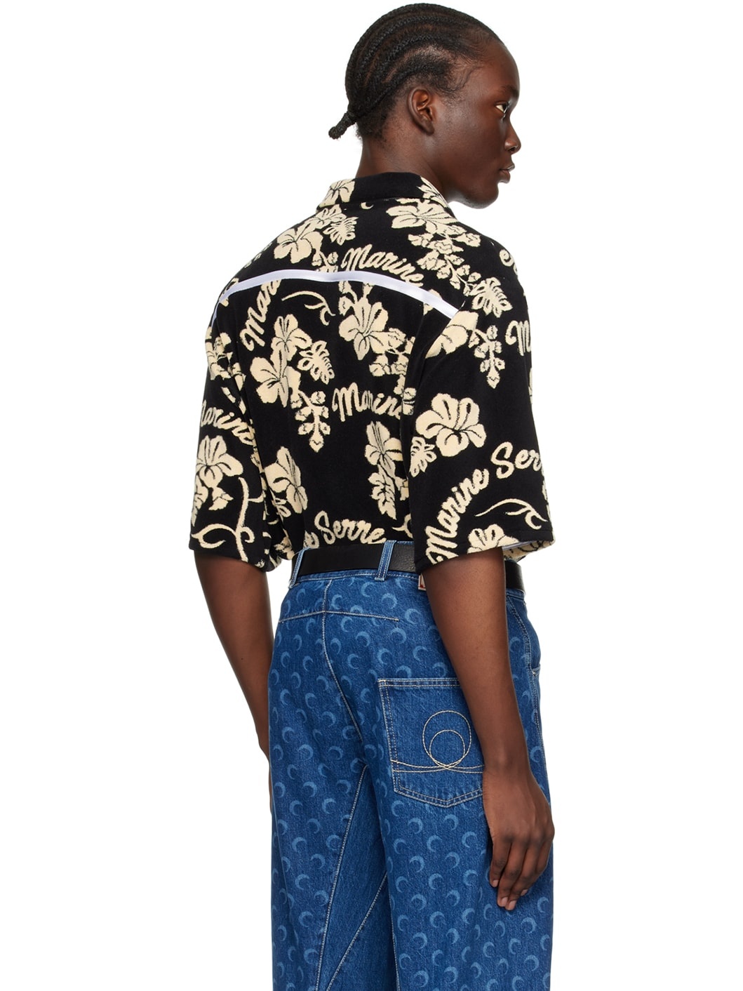 Black Jacquard Shirt - 3