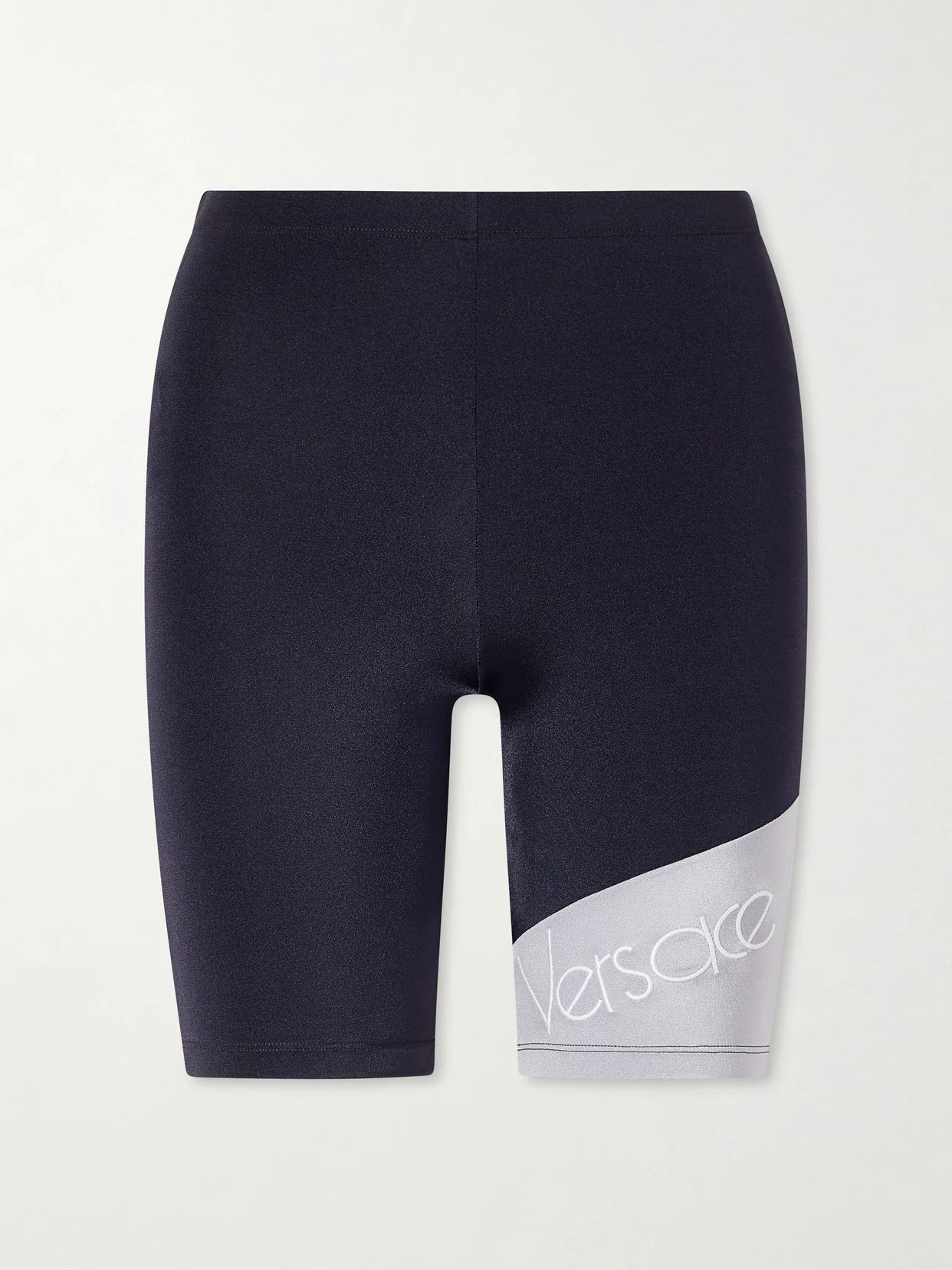 Logo-embroidered Stretch-jersey Shorts - 1