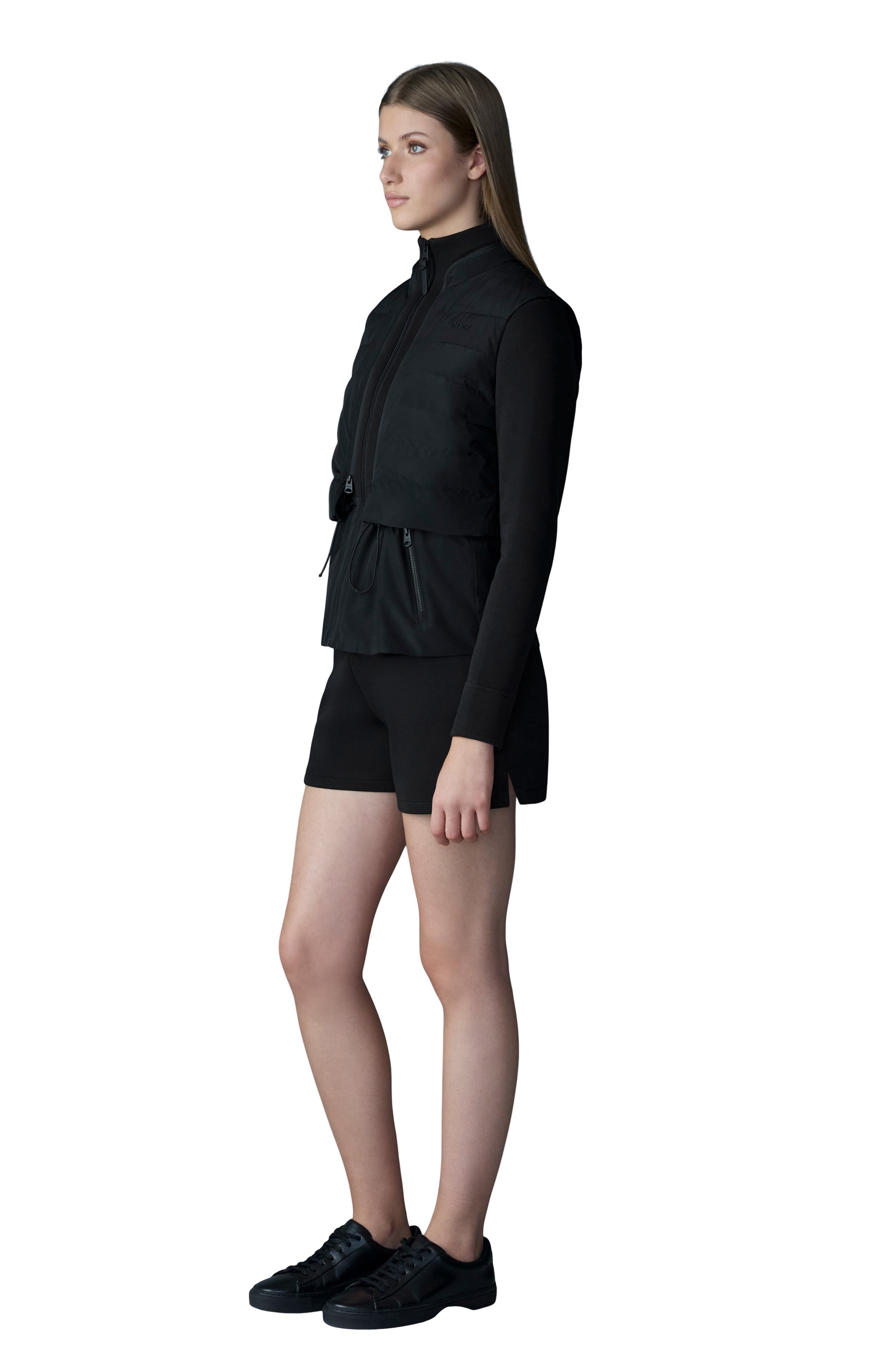 Mackage Priscilla 3-in-1 Hybrid Lightweight Jacket with Down Vest in Black at Nordstrom - 7