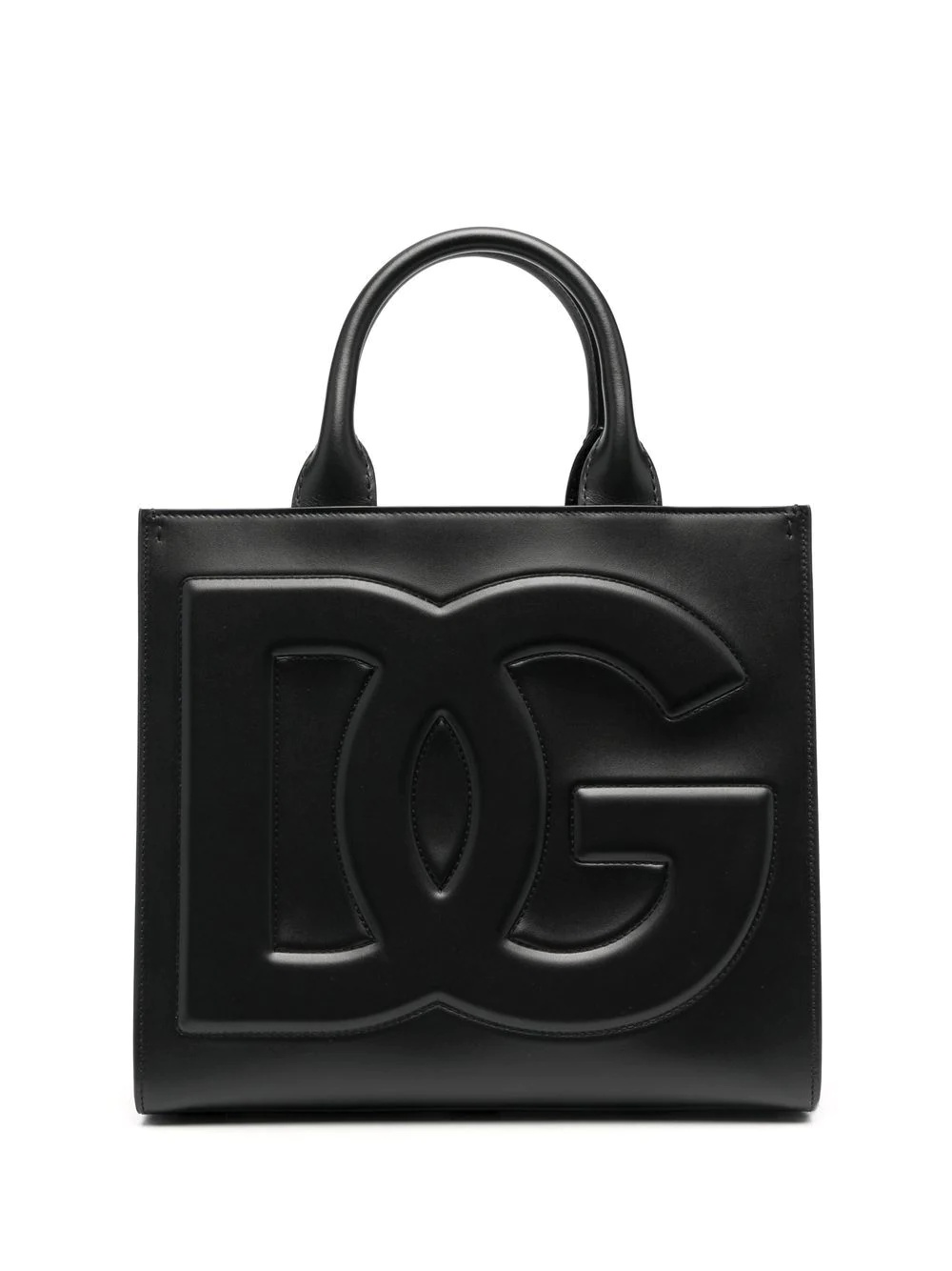 logo-embossed tote bag - 1