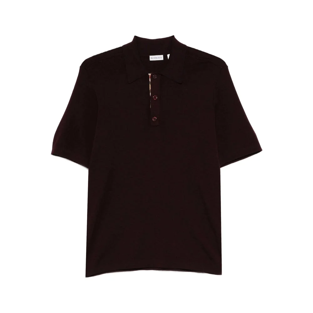 Burberry Red Polo Shirts Men - 1
