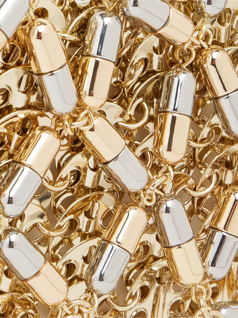 MICRO 1969 LIGHT GOLD BAG WITH GOLD AND SILVER PILLS 4