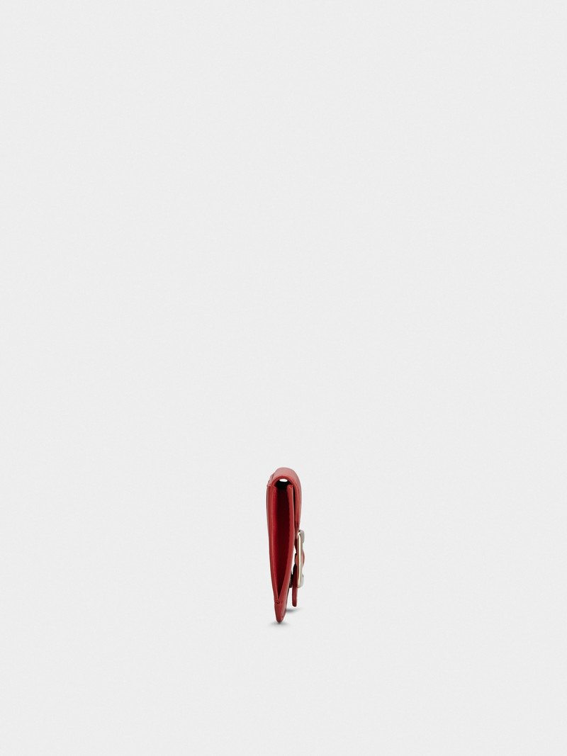 Roger Vivier Belle Vivier Credit Card Holder in leather outlook