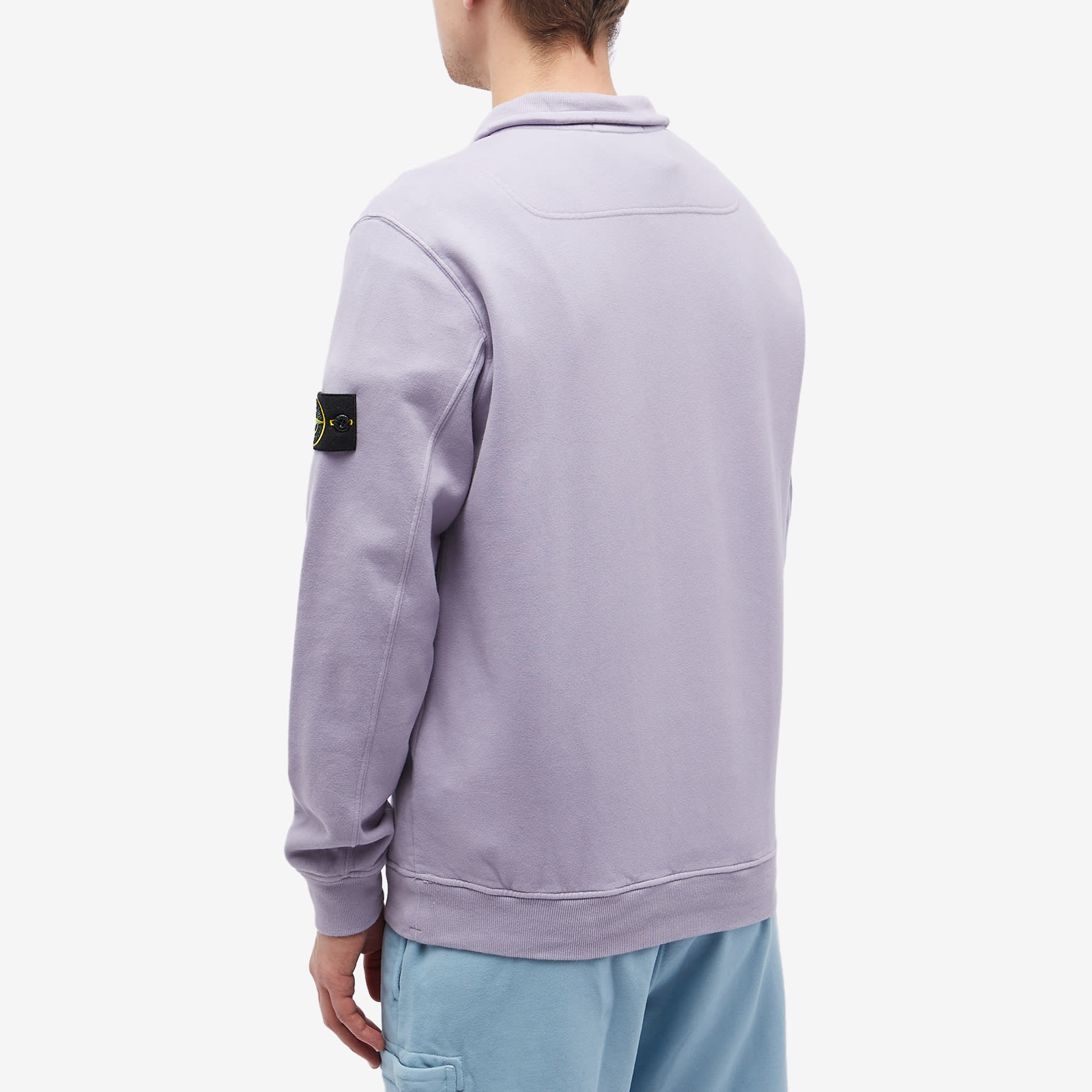 Stone Island Stone Island Garment Dyed Half Zip Sweat | REVERSIBLE