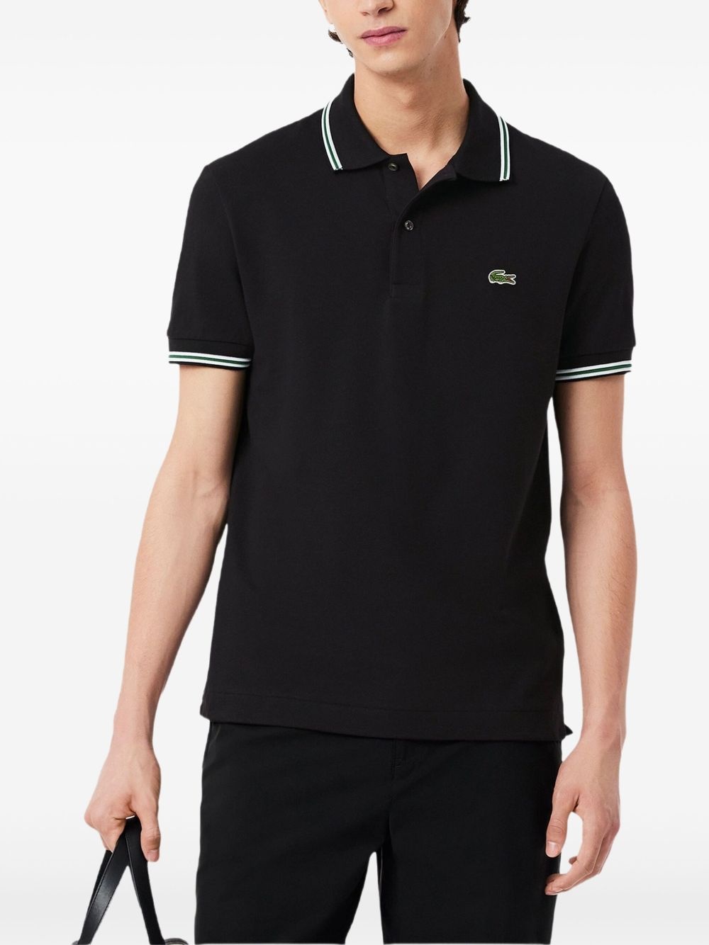 logo-embroidered polo shirt - 2