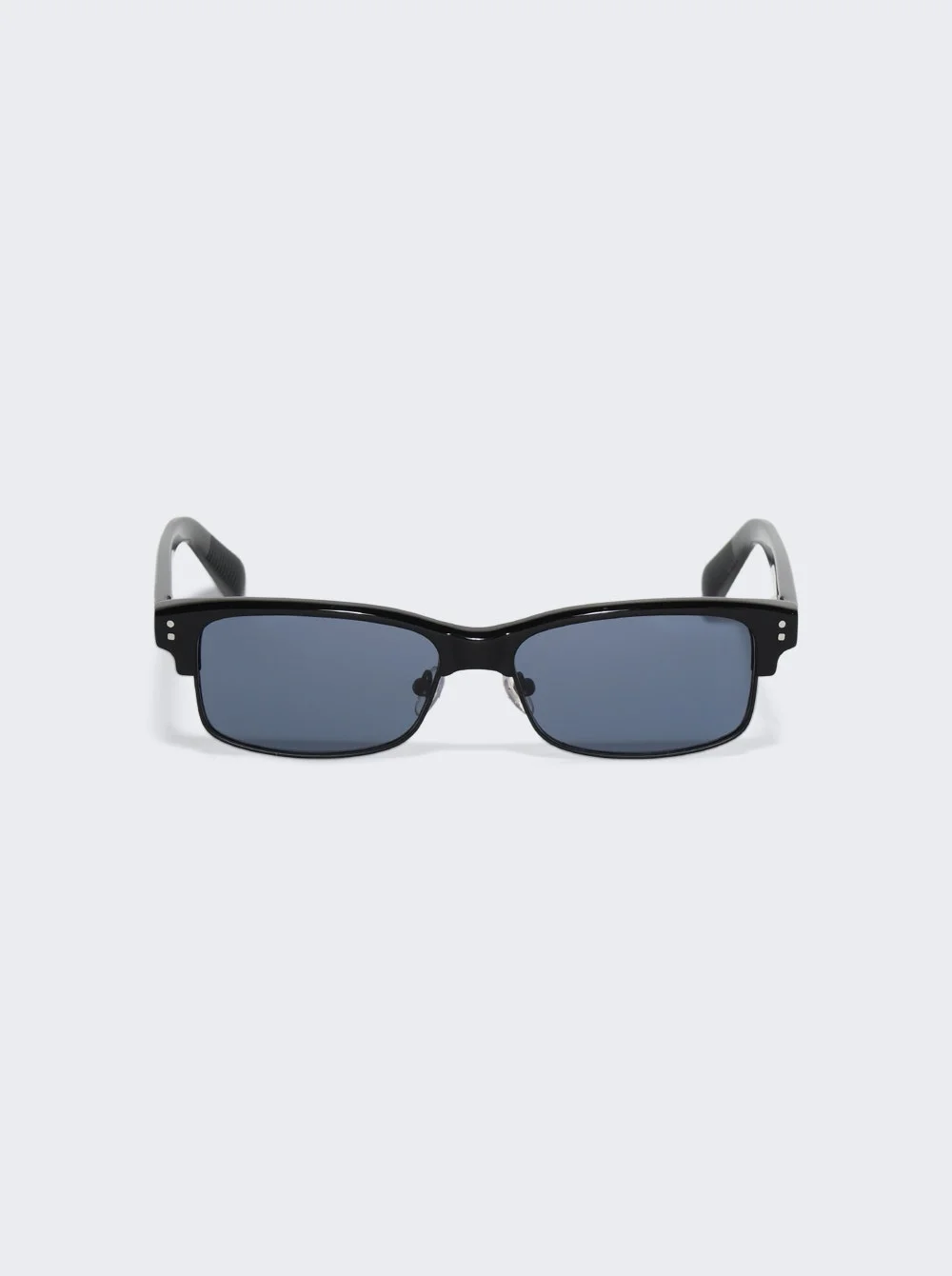 Rectangular Sunglasses Black And Matt Black - 1