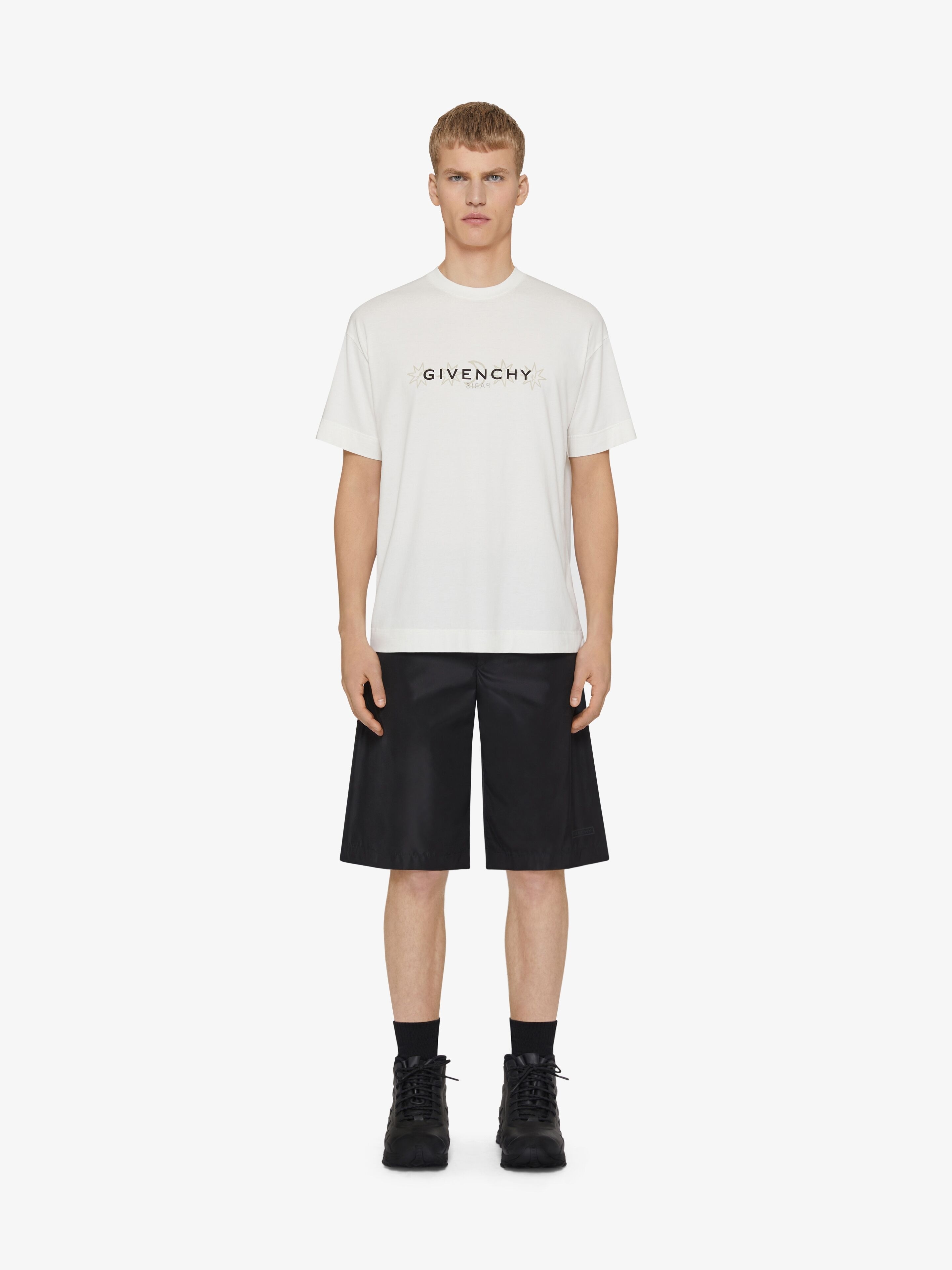 GIVENCHY REVERSE T-SHIRT IN COTTON WITH TAROT PRINT - 3