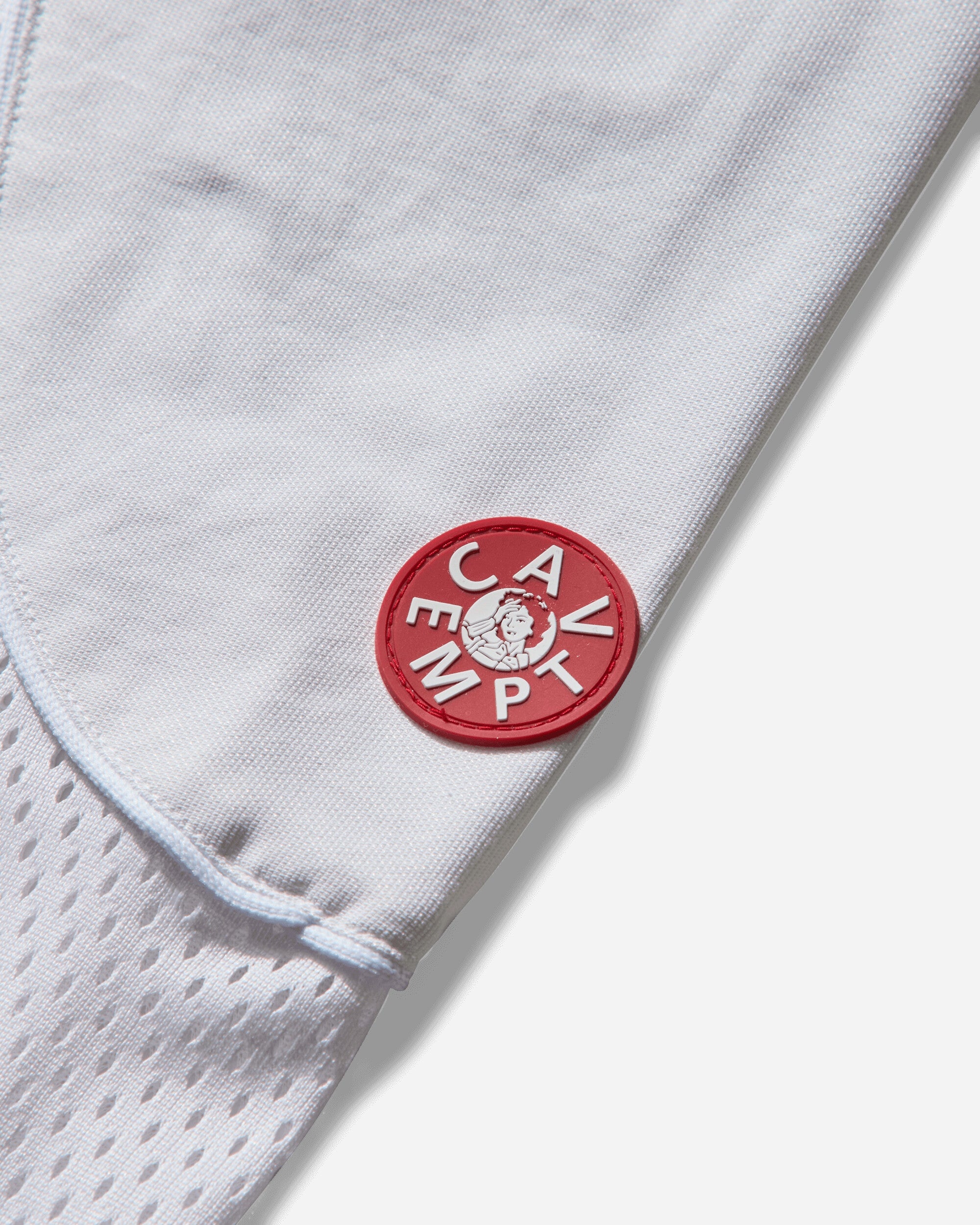 Men's Mesh Track Crewneck Top White - 4