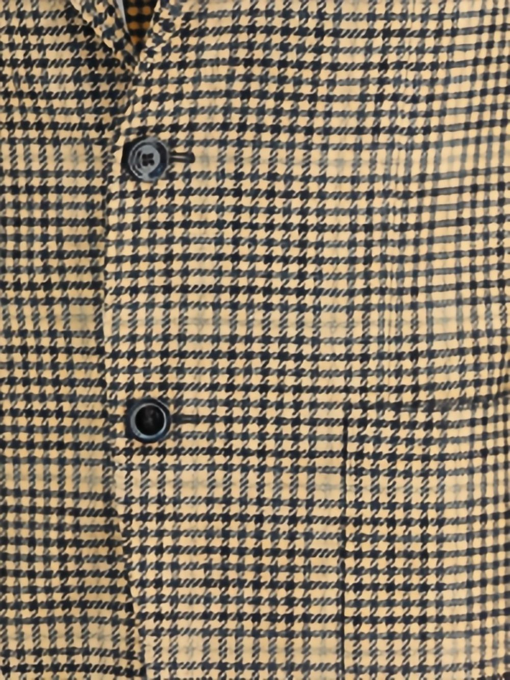 checked two-button blazer - 4