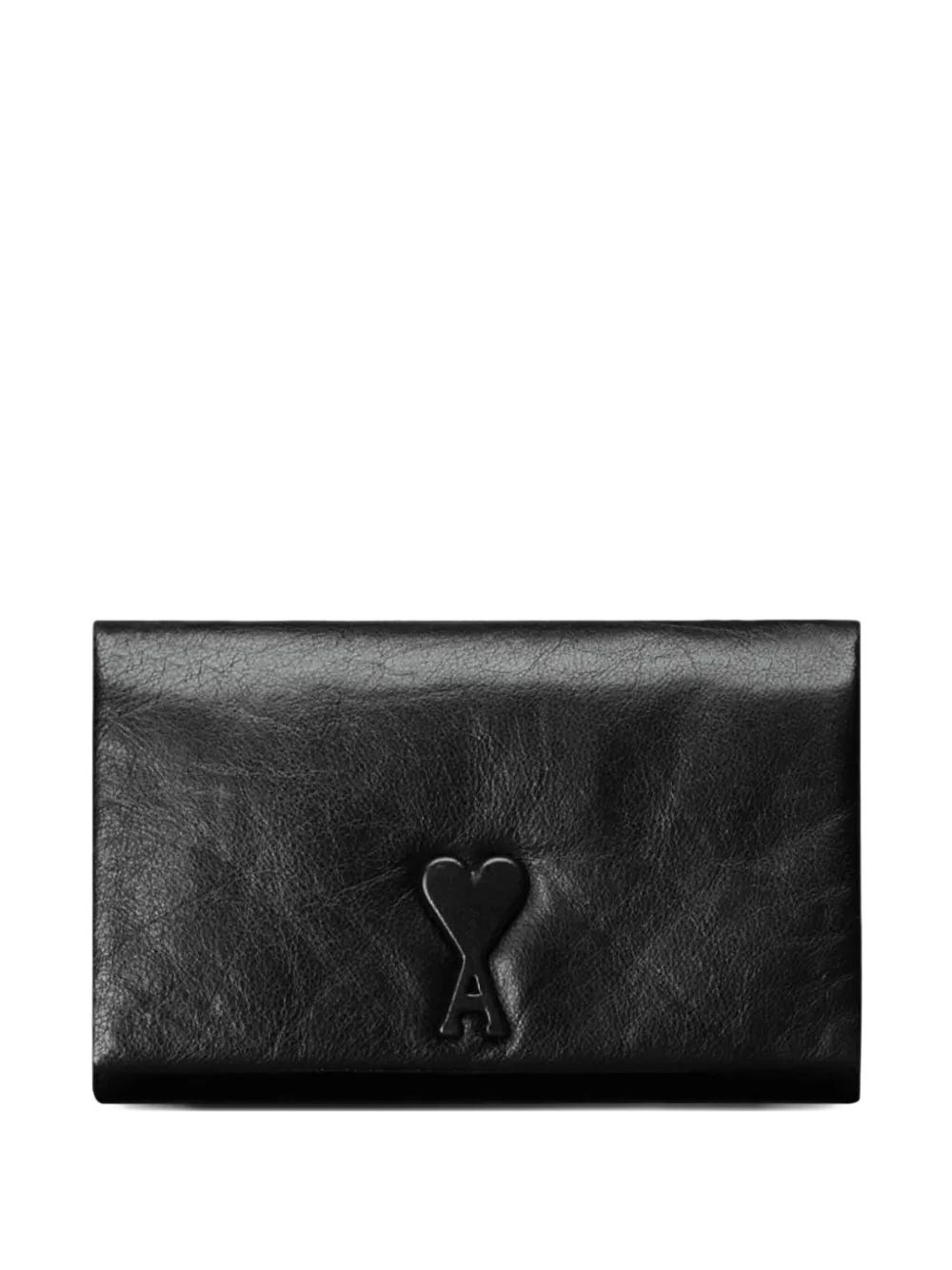 embossed-logo shoulder bag - 1