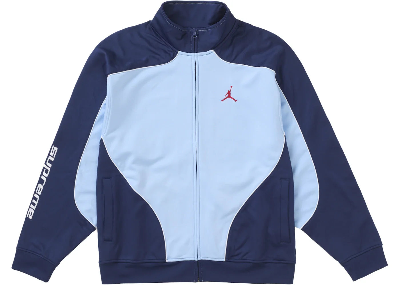 Supreme Jordan Tricot Track Jacket Light Blue - 1