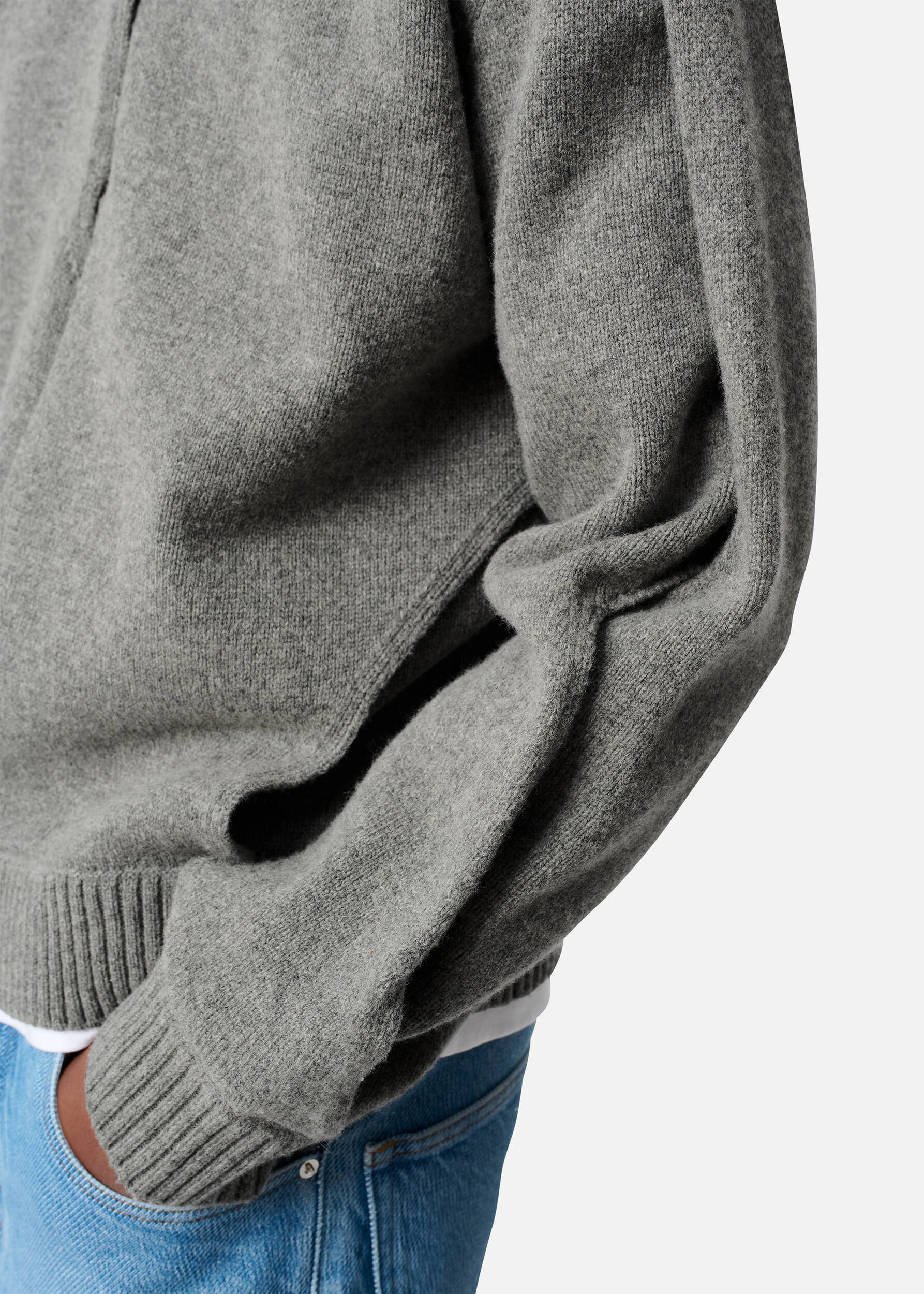 Stitch Panelled Sweater - 5