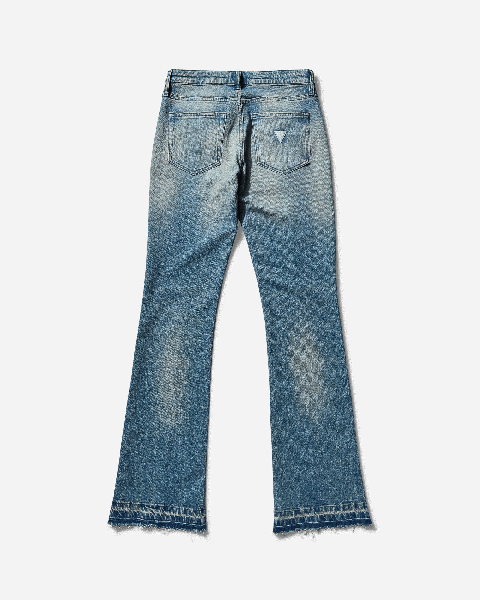 Women's Flare Denim Pants Used Indigo Wash - 2