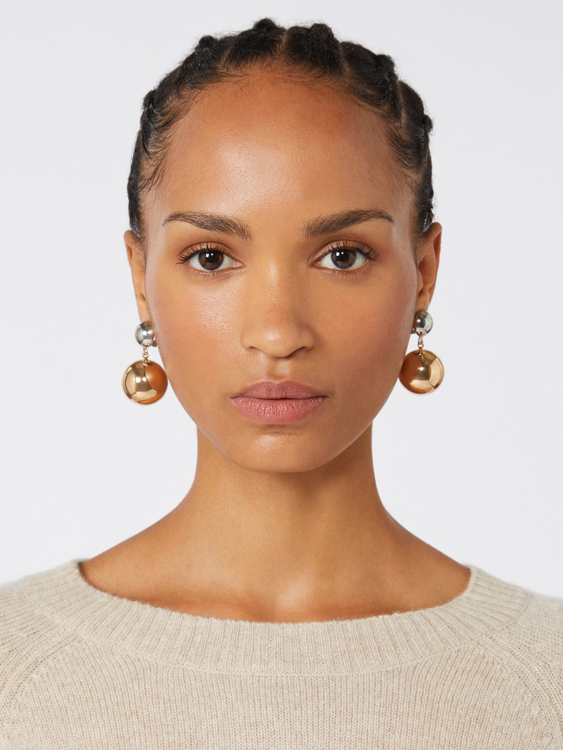 OVATTE Pasticcino Bag metal earrings - GOLD 3