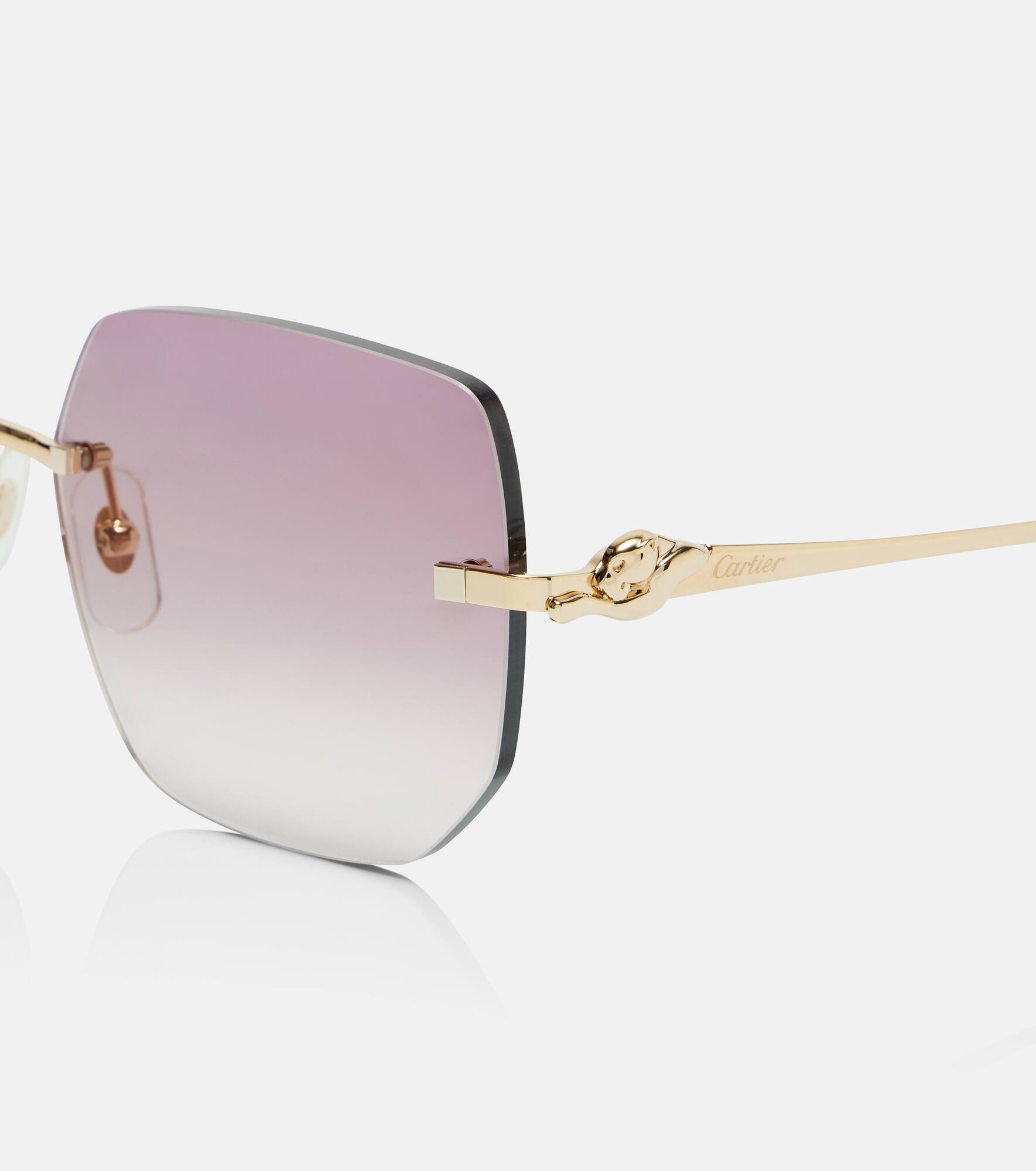 Panthère De Cartier square sunglasses - 2
