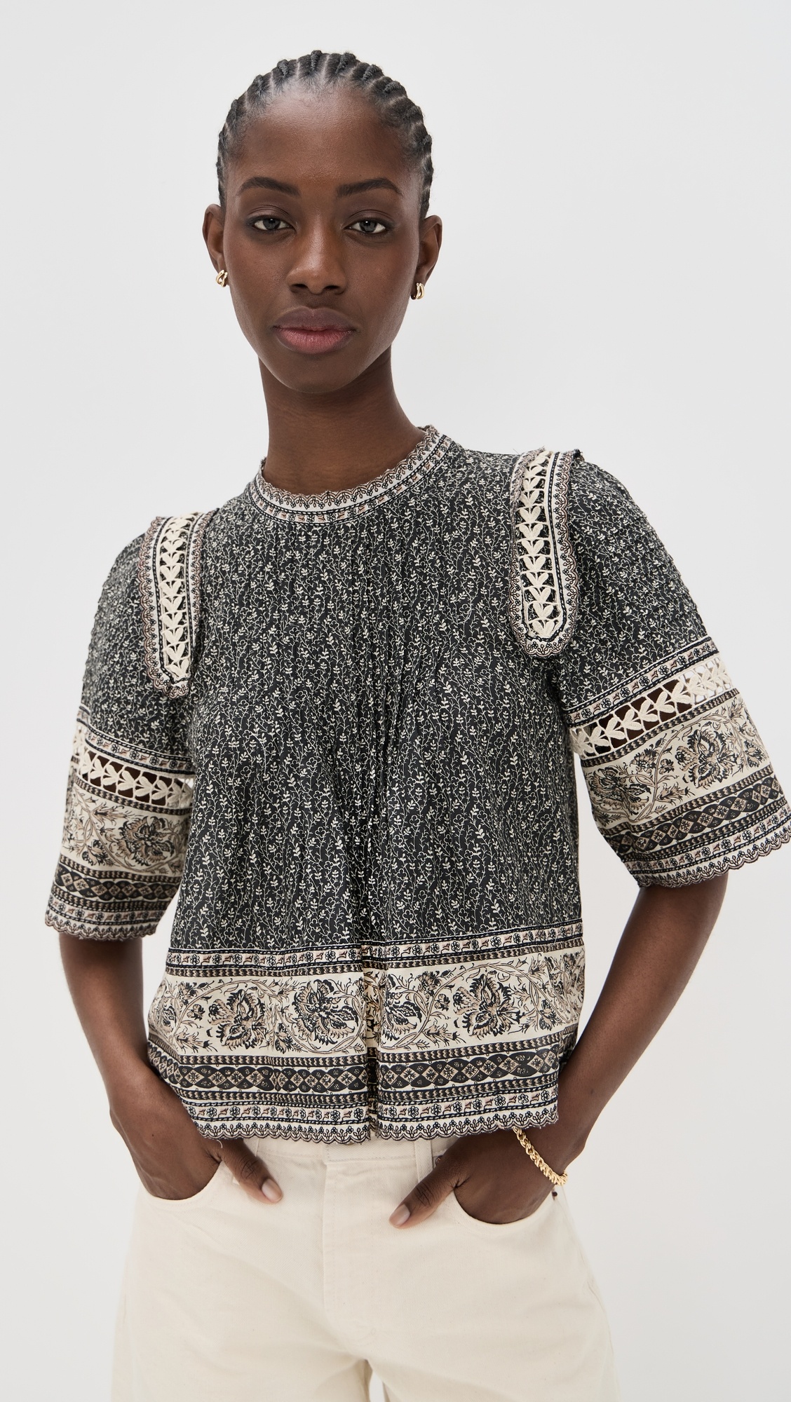 Palma Print Top - 1