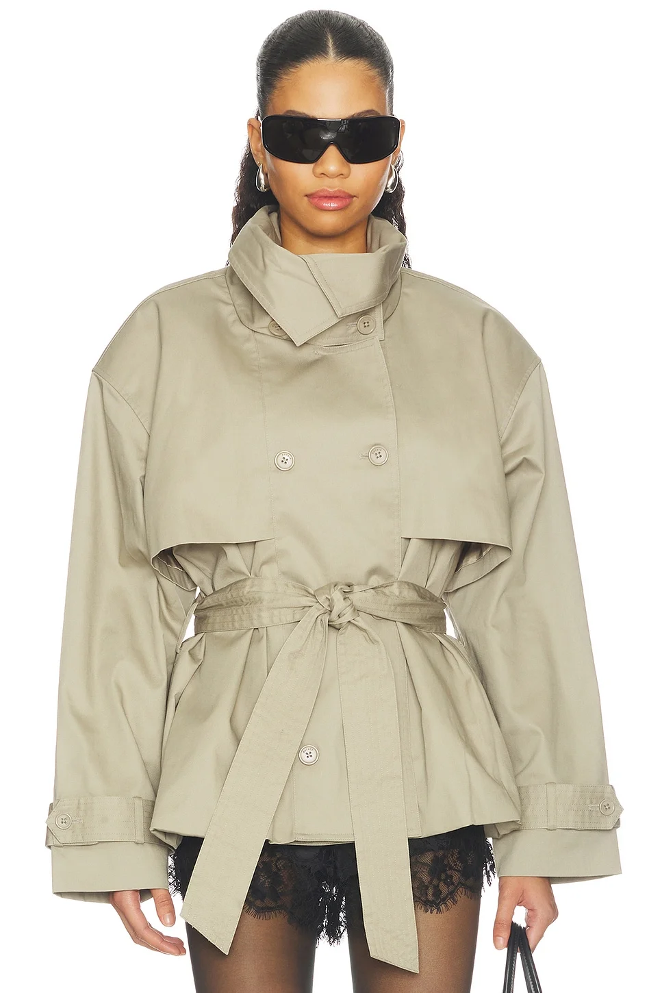 Short Trench Coat - 1