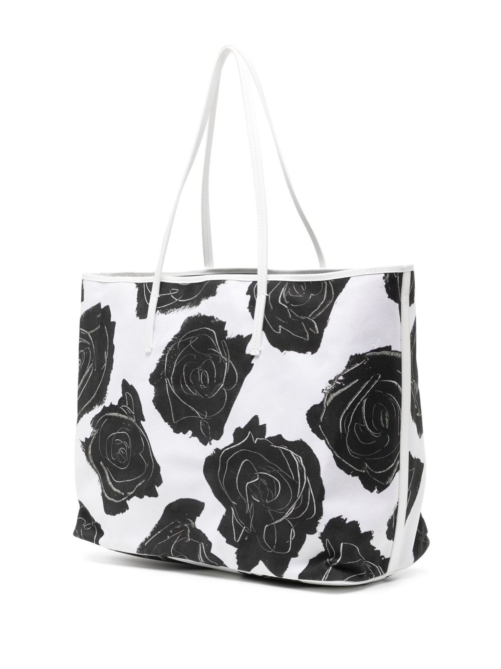 large floral-printed tote bag - 3