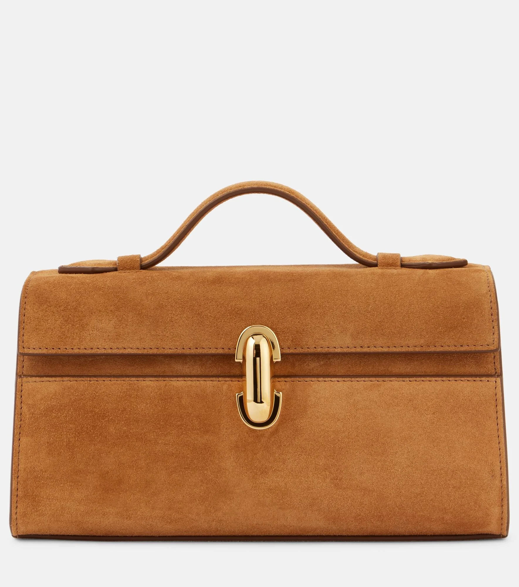 Symmetry Pochette suede tote bag - 1