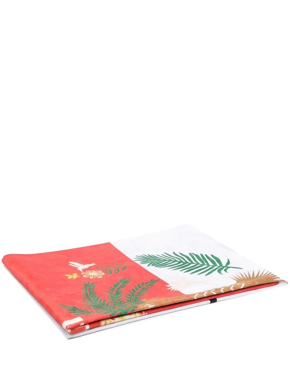 graphic-print terry towel - 1