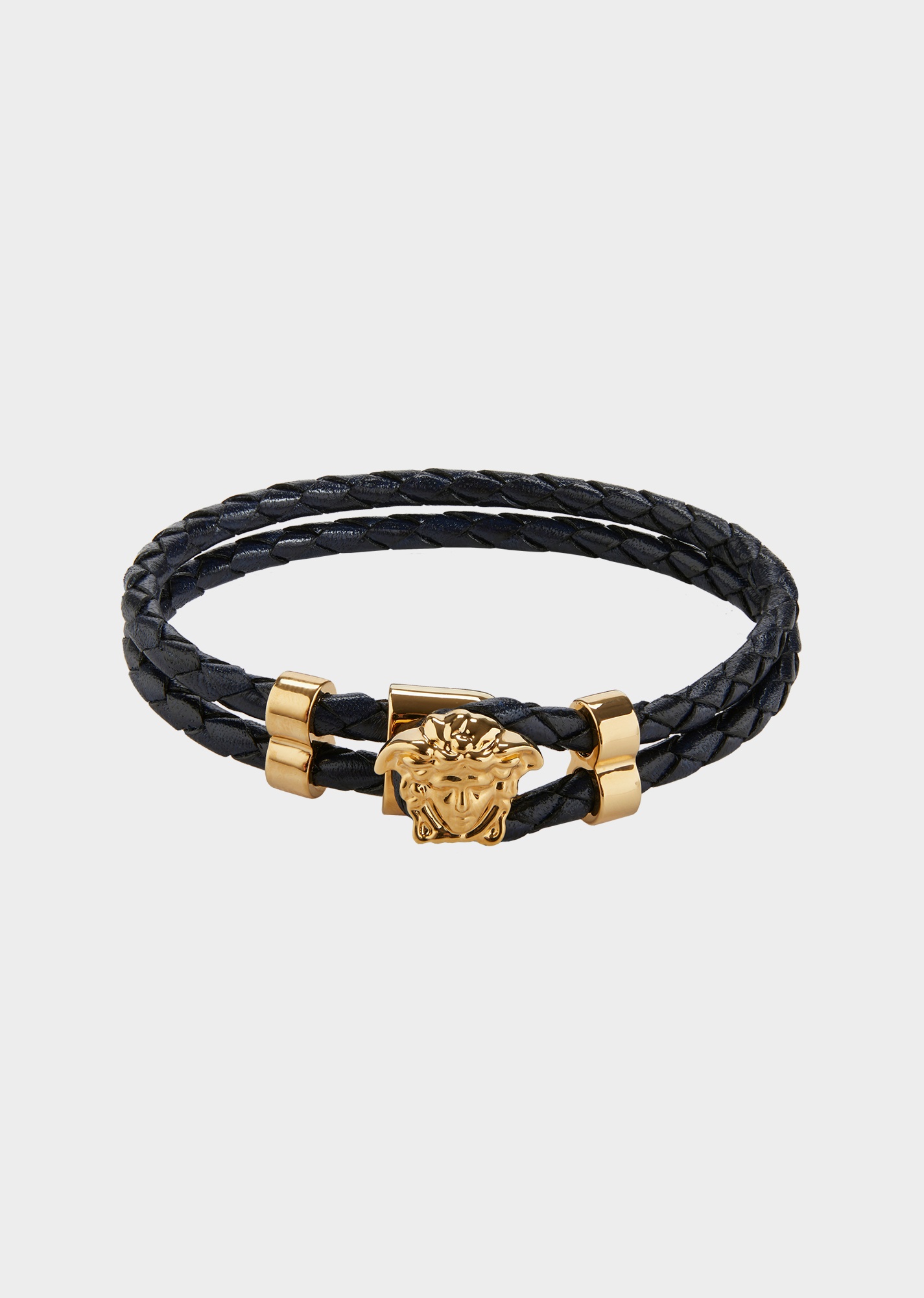 Medusa leather bracelet - 1