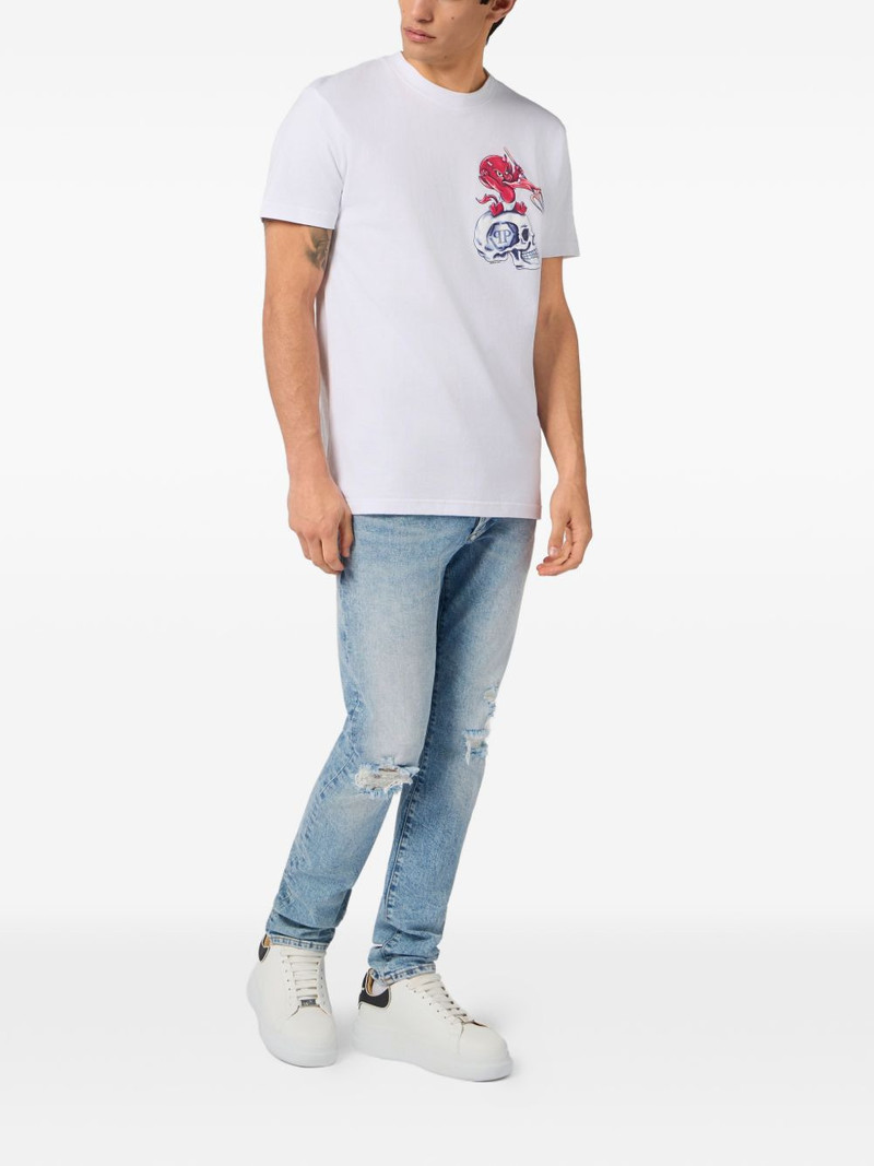 PHILIPP PLEIN printed round-neck T-shirt outlook