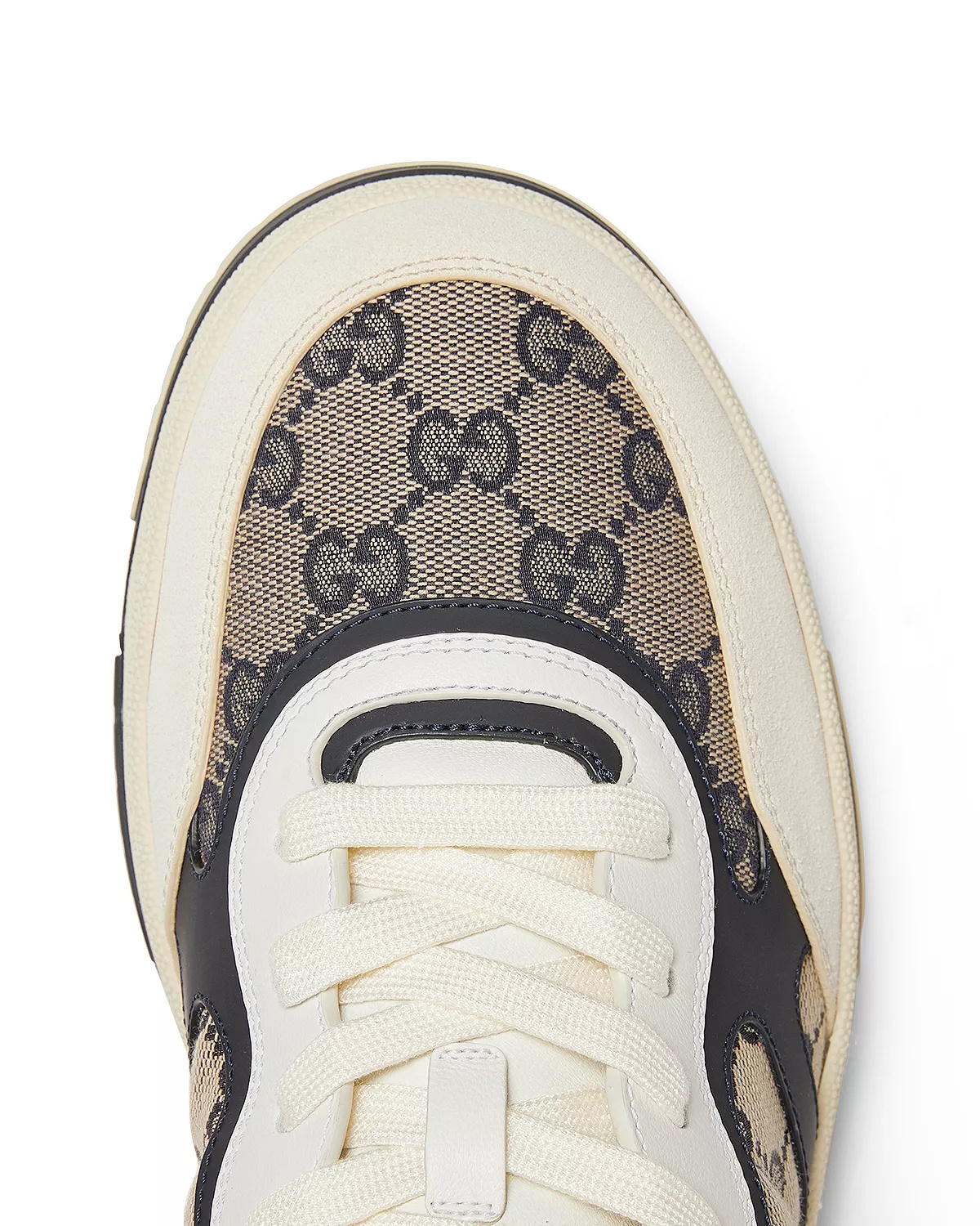 Men's Re-Web Low Top Canvas and Leather Sneakers - 5