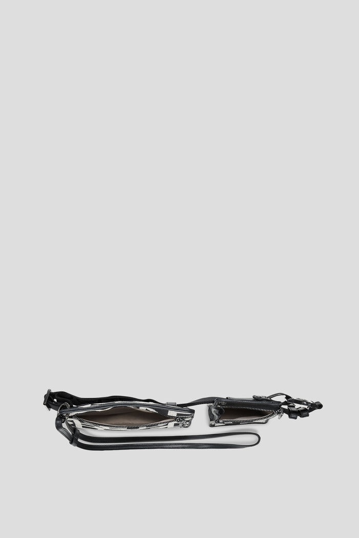 Pany Alisar Multipocket belt bag in Black/White - 4