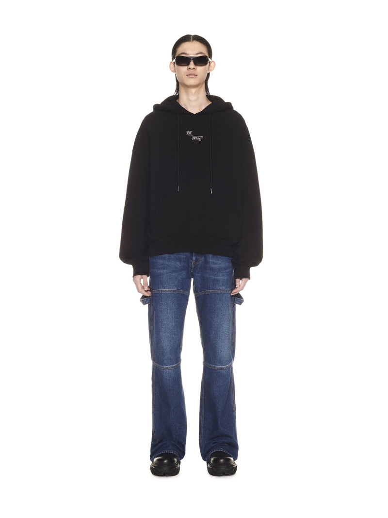 Off-White Arr Tab Flare Carpenter Jeans Medium Blu outlook