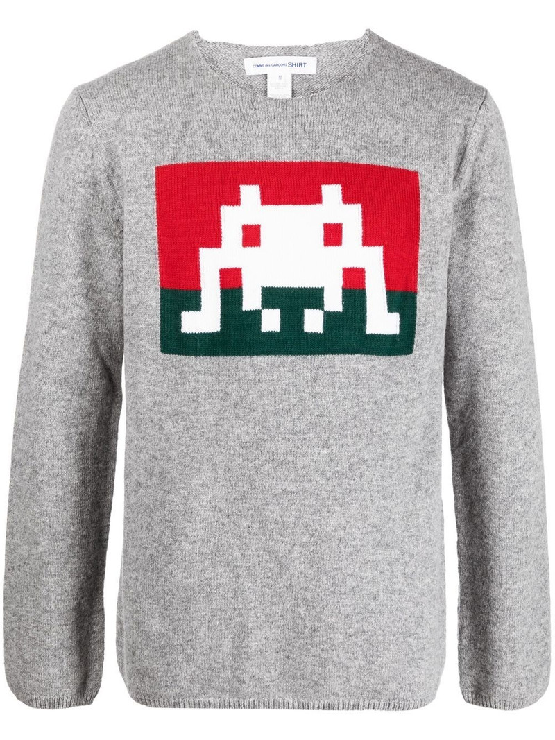 graphic-print jumper 1