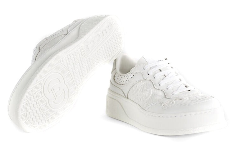 (WMNS) Gucci GG Embossed Sneaker 'White' 670408-1XL10-9014 - 5