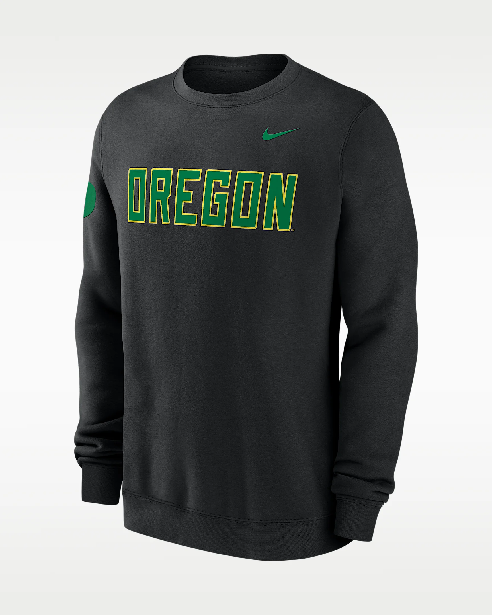 Oregon Sideline Club Men's Nike College Pullover Crew - 1