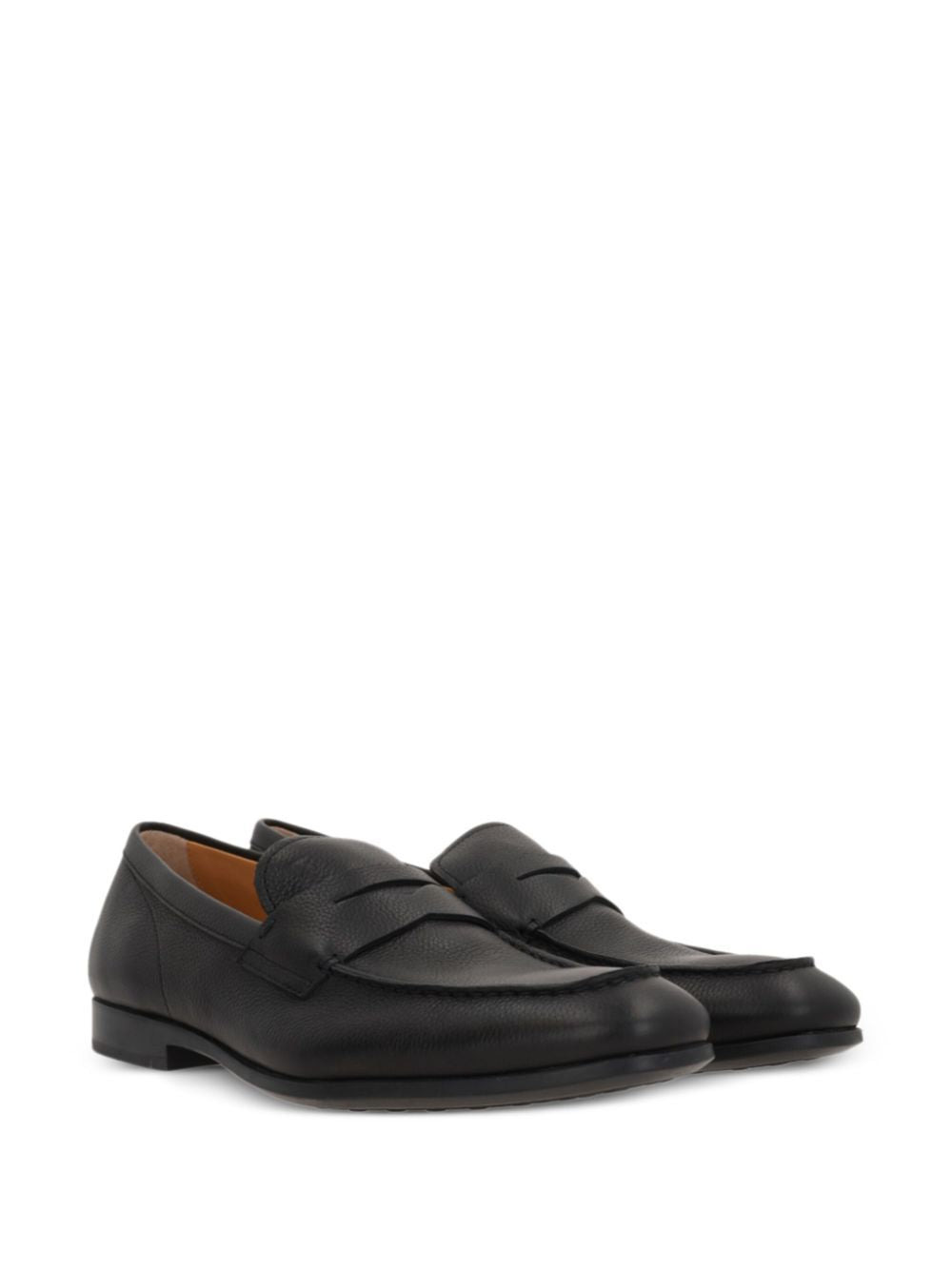 Tod's Men Grained Leather Penny Loafers - 2
