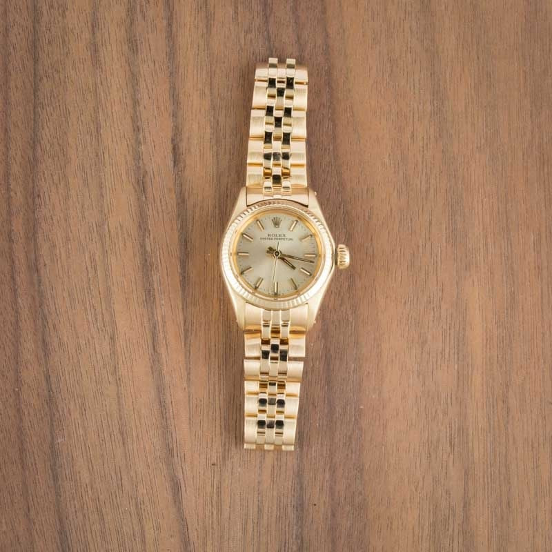 Rolex Lady Oyster Perpetual 6719 Yellow Gold - 6