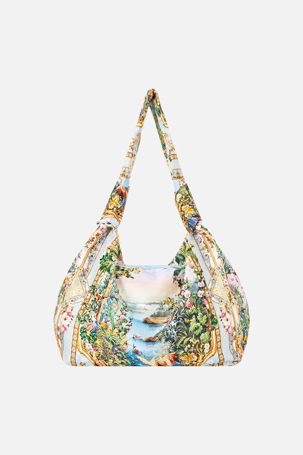 SLOUCH SHOULDER BAG WITH KNOT DETAILS SISI SOCIETY - 1