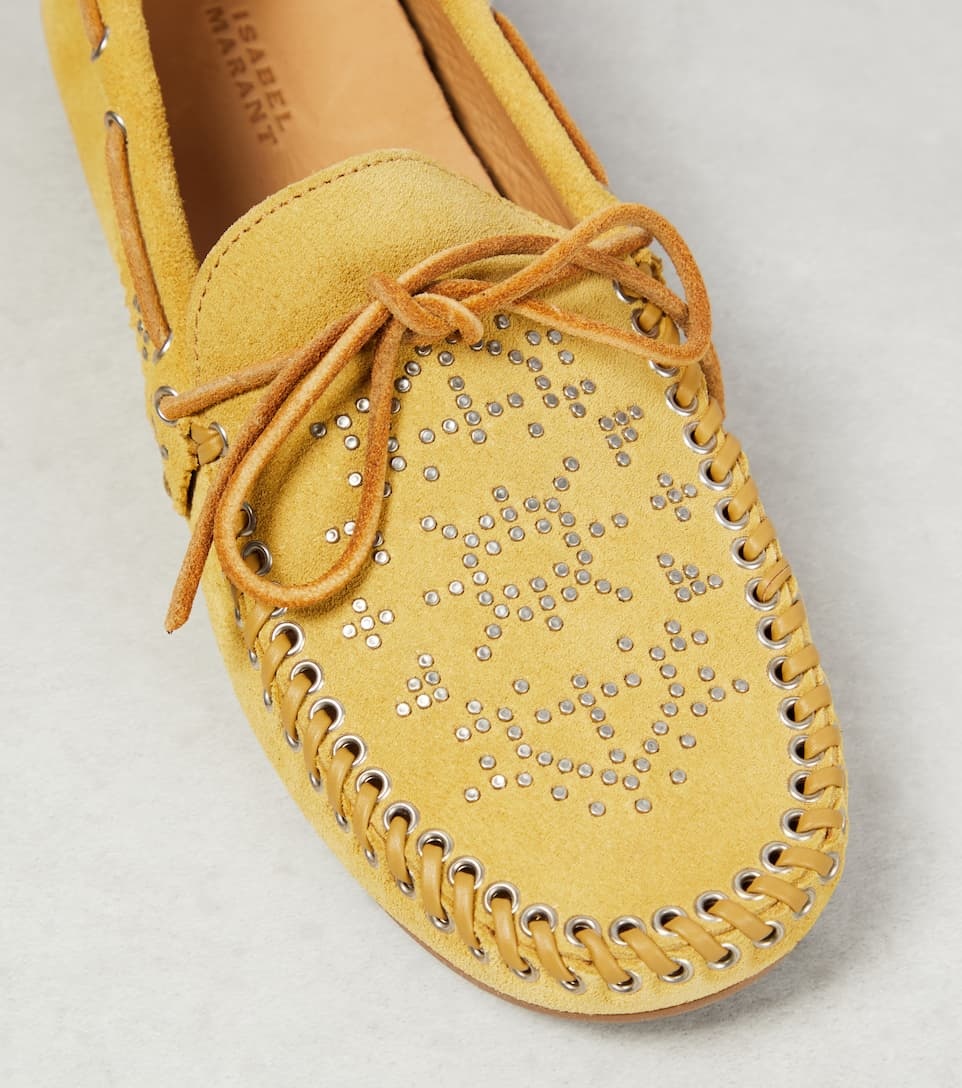 Freen embellished suede moccasins - 6