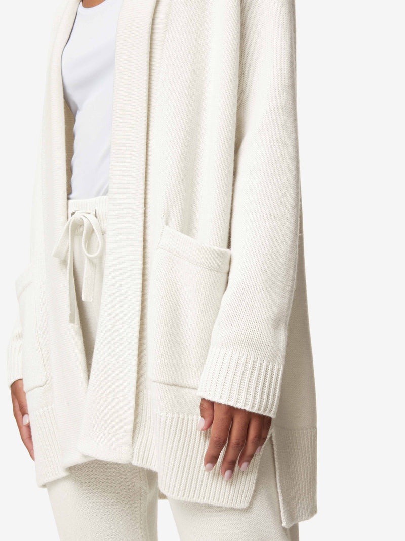 Women's Cardigan Nina Cashmere Winter White - 3