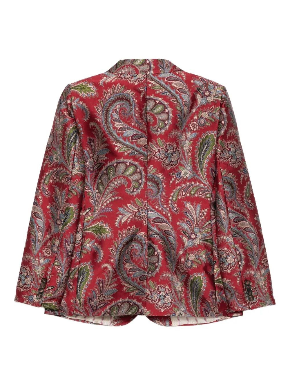 Single-Breasted Jacquard Jacket - 2