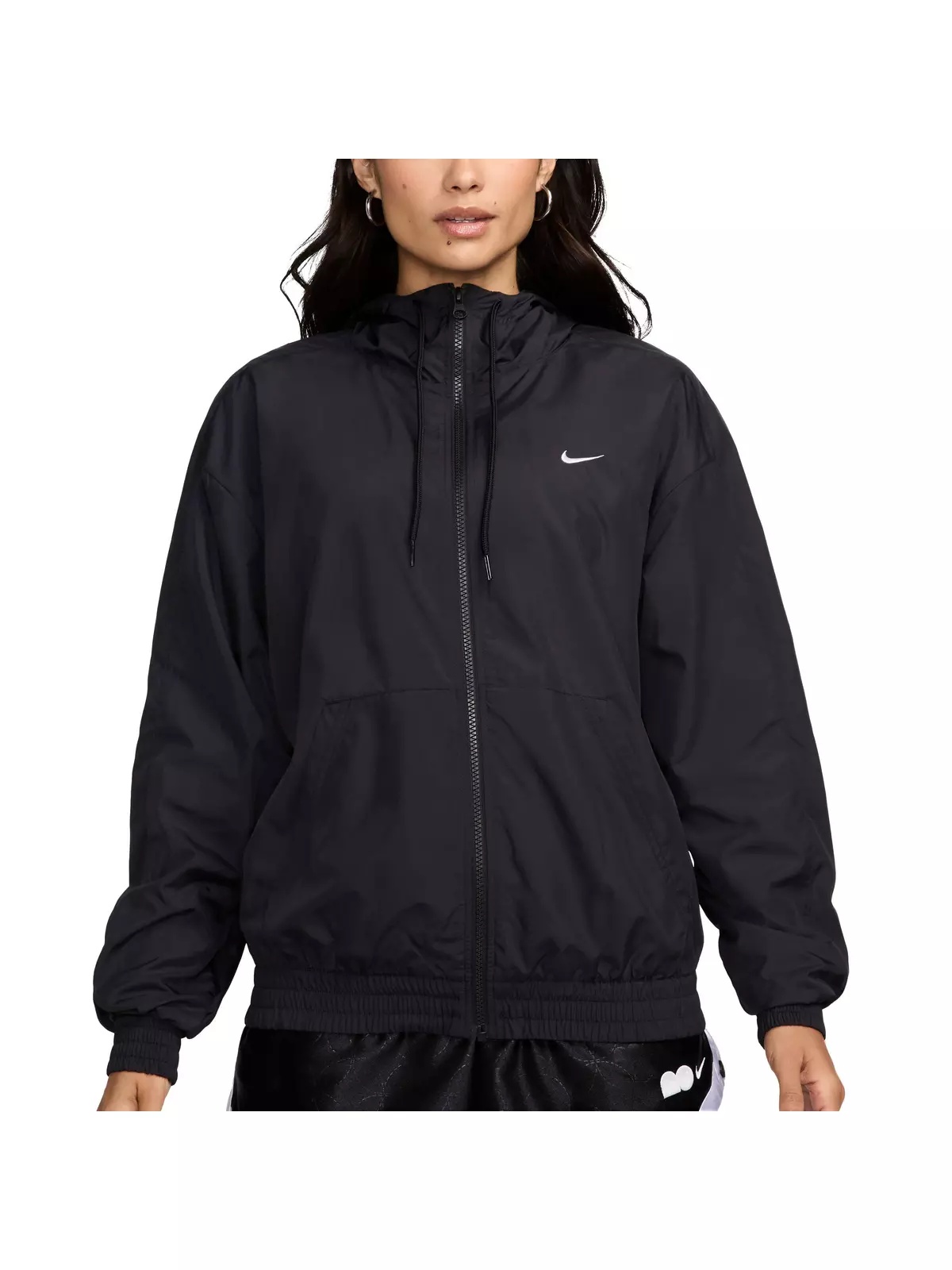 Nike Women's Sportswear Classic Wovens Loose UV Hooded Jacket - 4