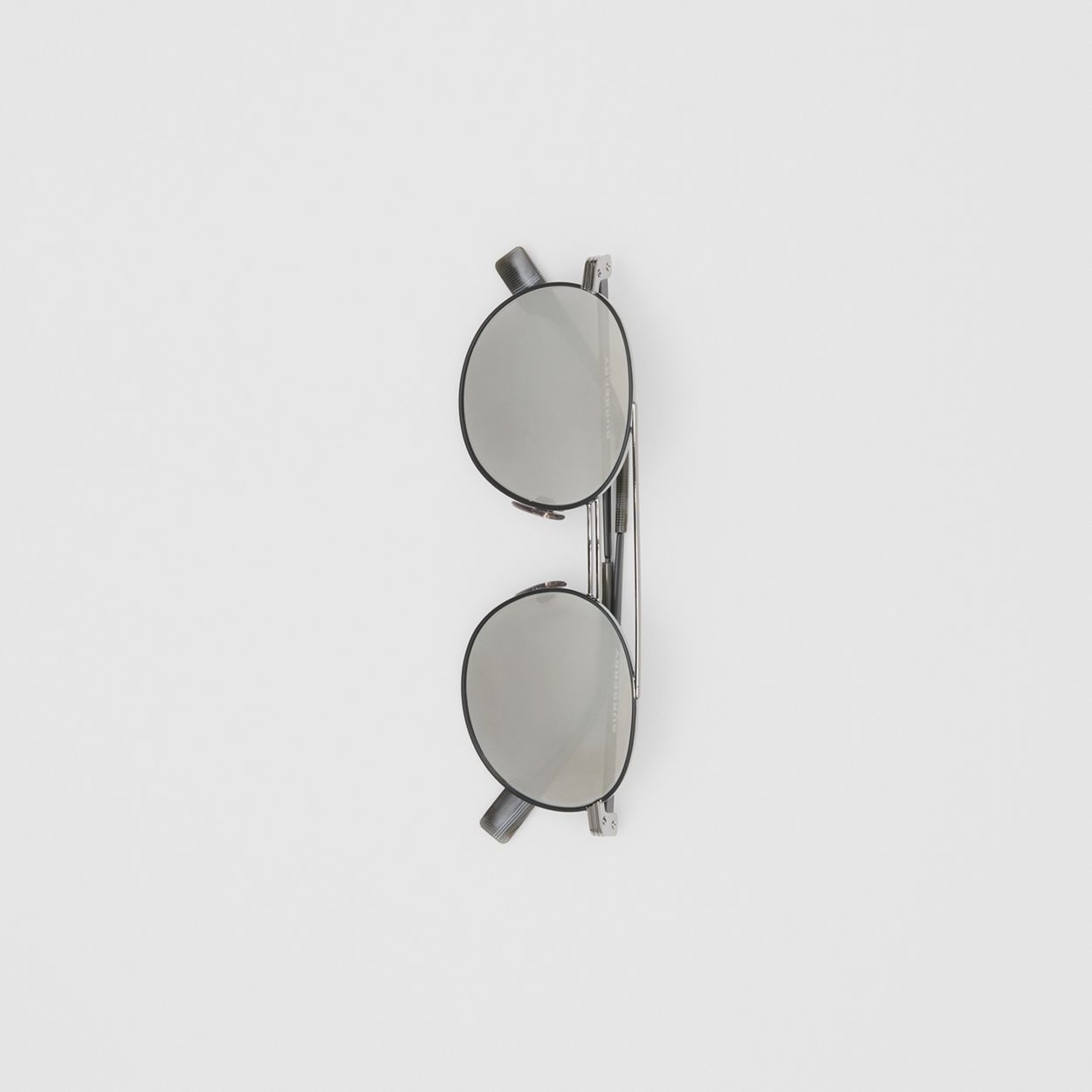 Top Bar Detail Round Frame Sunglasses - 4