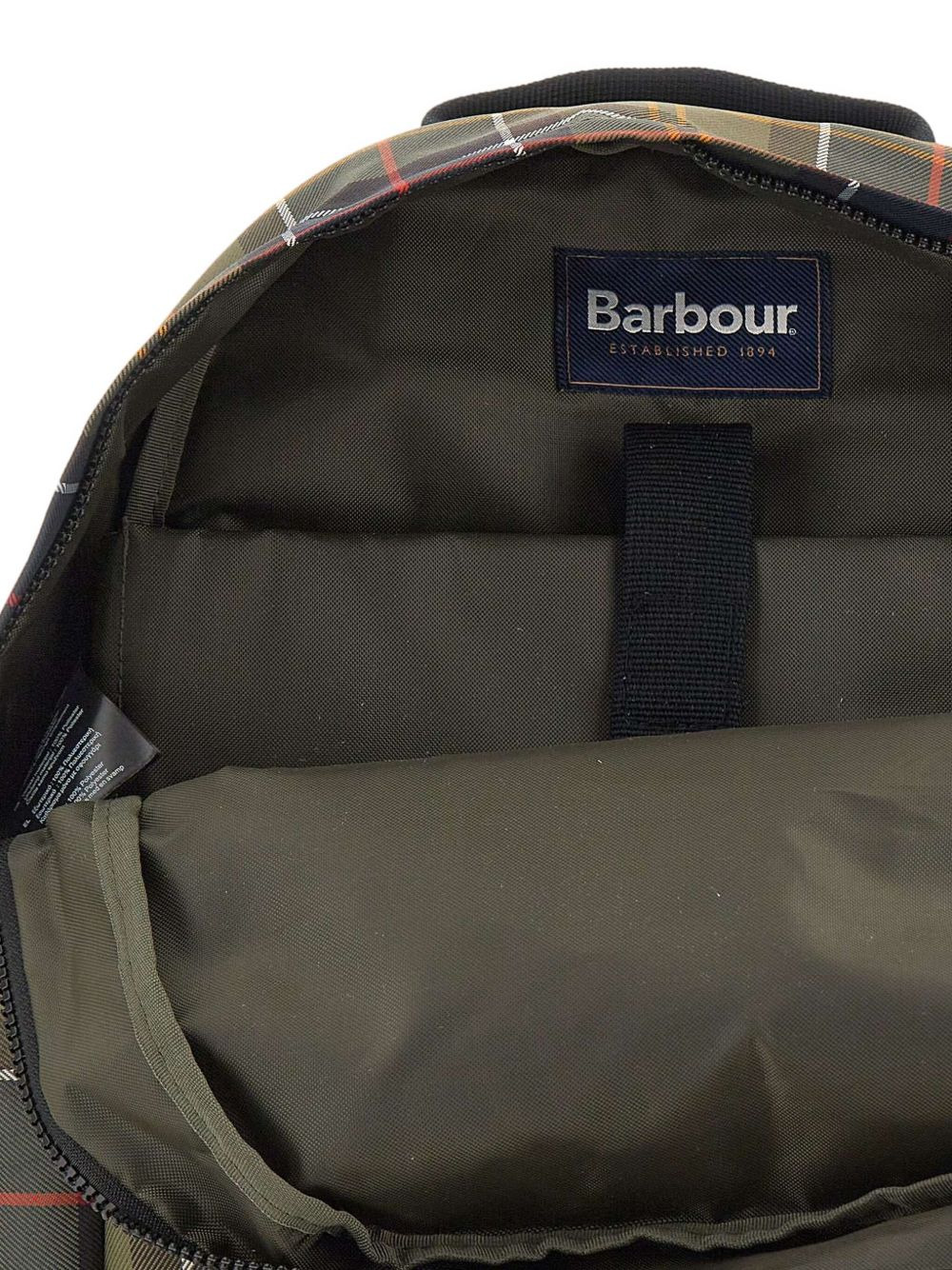 tartan-pattern backpack - 5