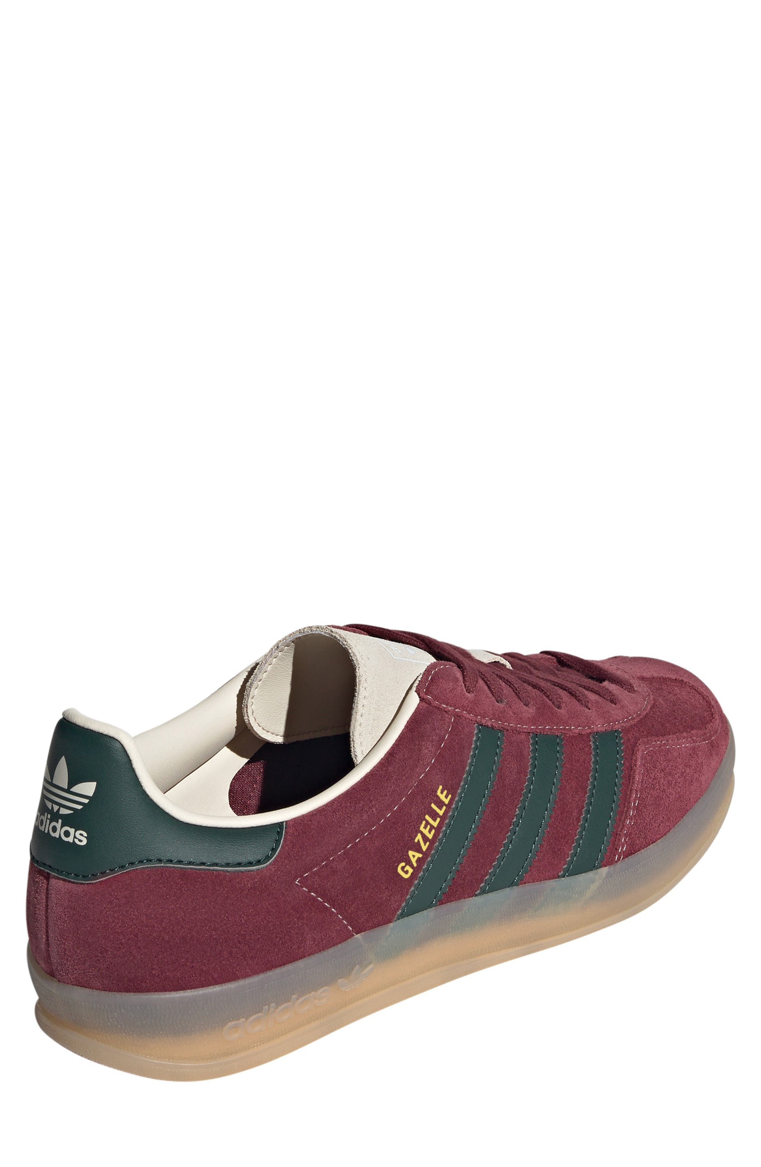 adidas Gazelle Indoor Sneaker in Shadow Red/green/white at Nordstrom - 2