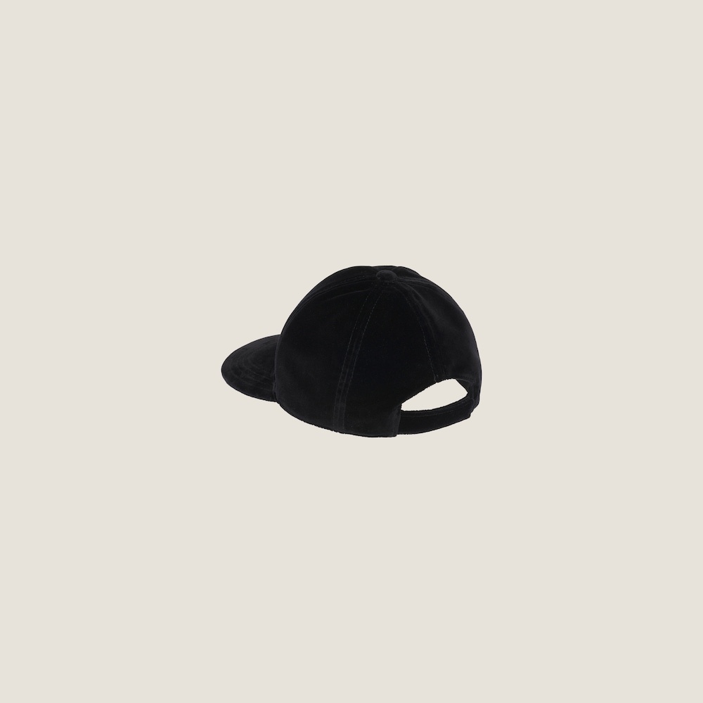 Velvet baseball cap - 3