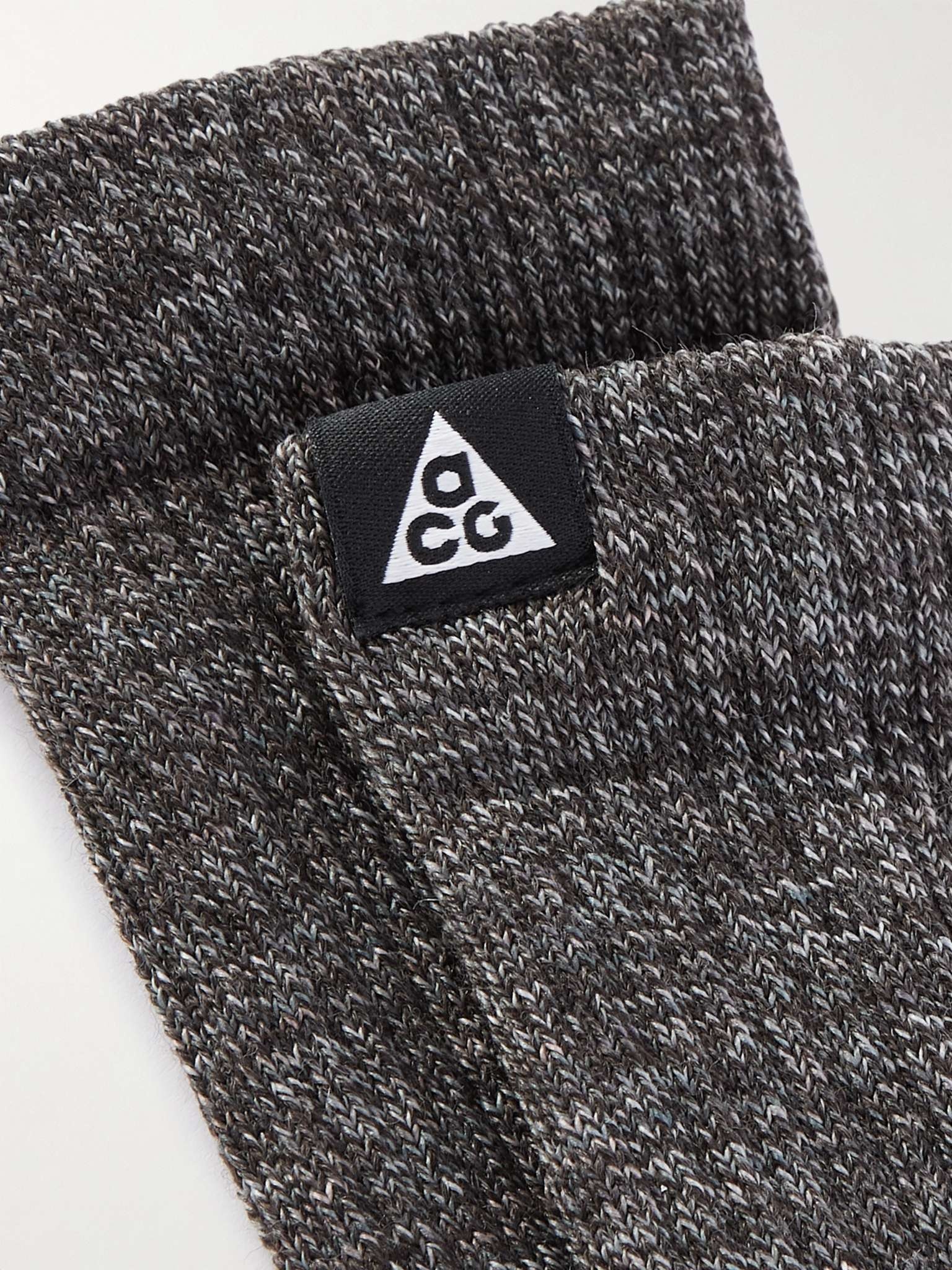 ACG Kelley Ridge Space-Dyed Ribbed-Knit Socks - 2