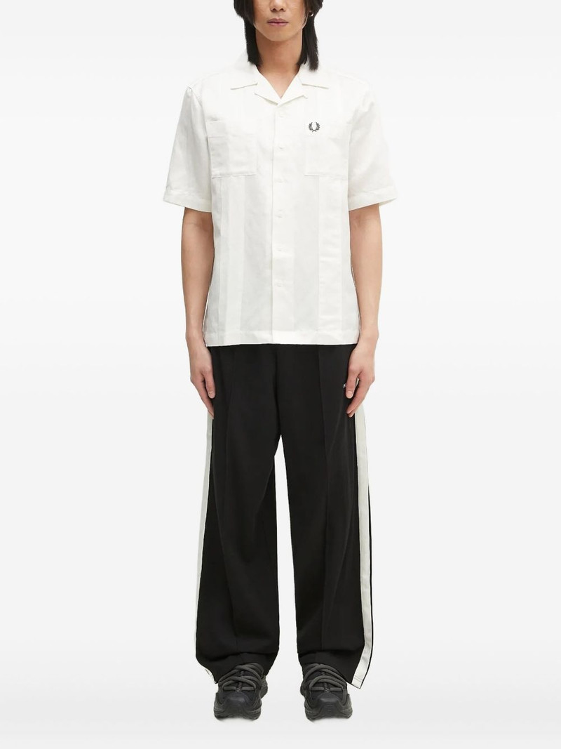 logo-embroidered shirt 1