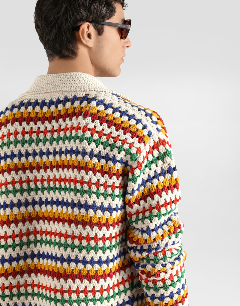 Crochet bomber jacket 5