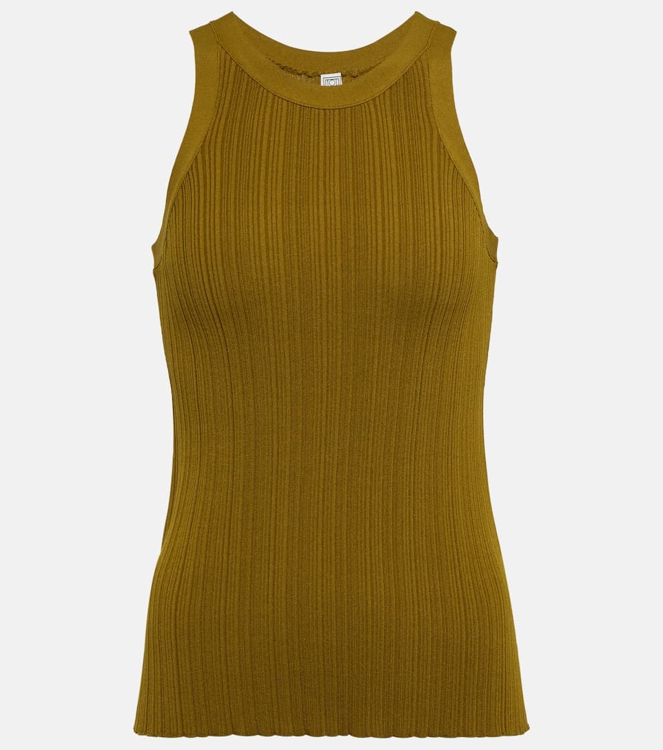 Ribbed-knit tank top - 1