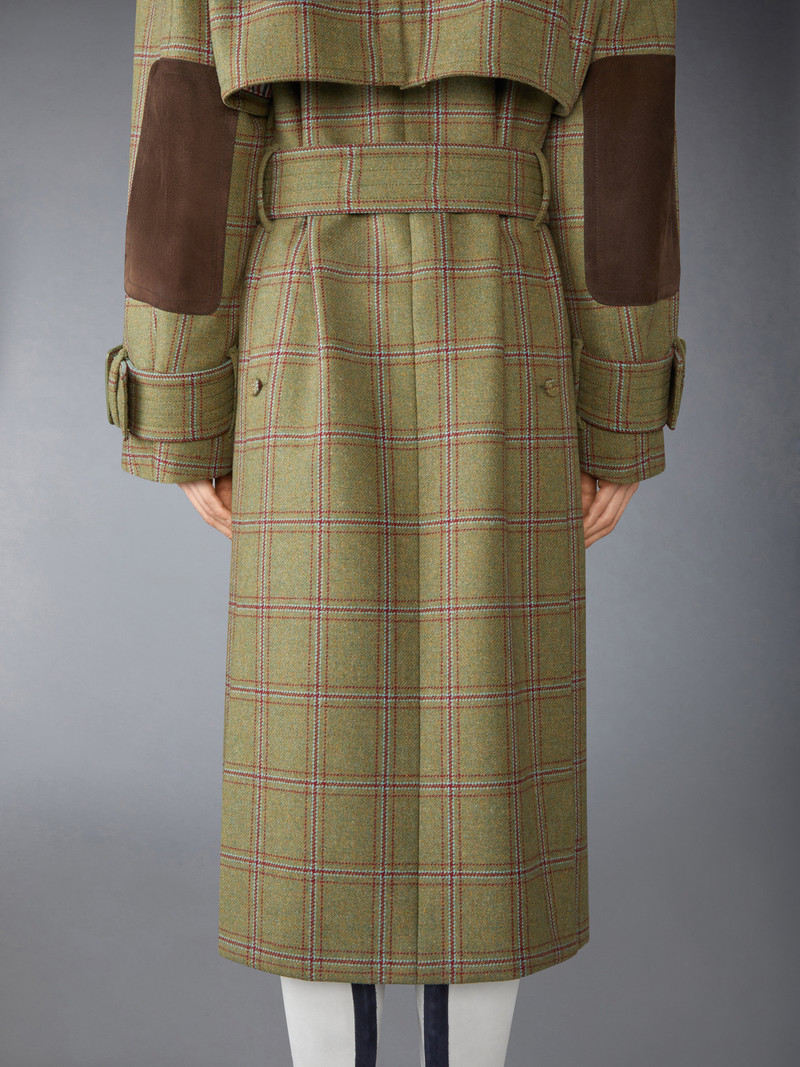 HUNTING TWEED OVERSIZED TRENCH 8